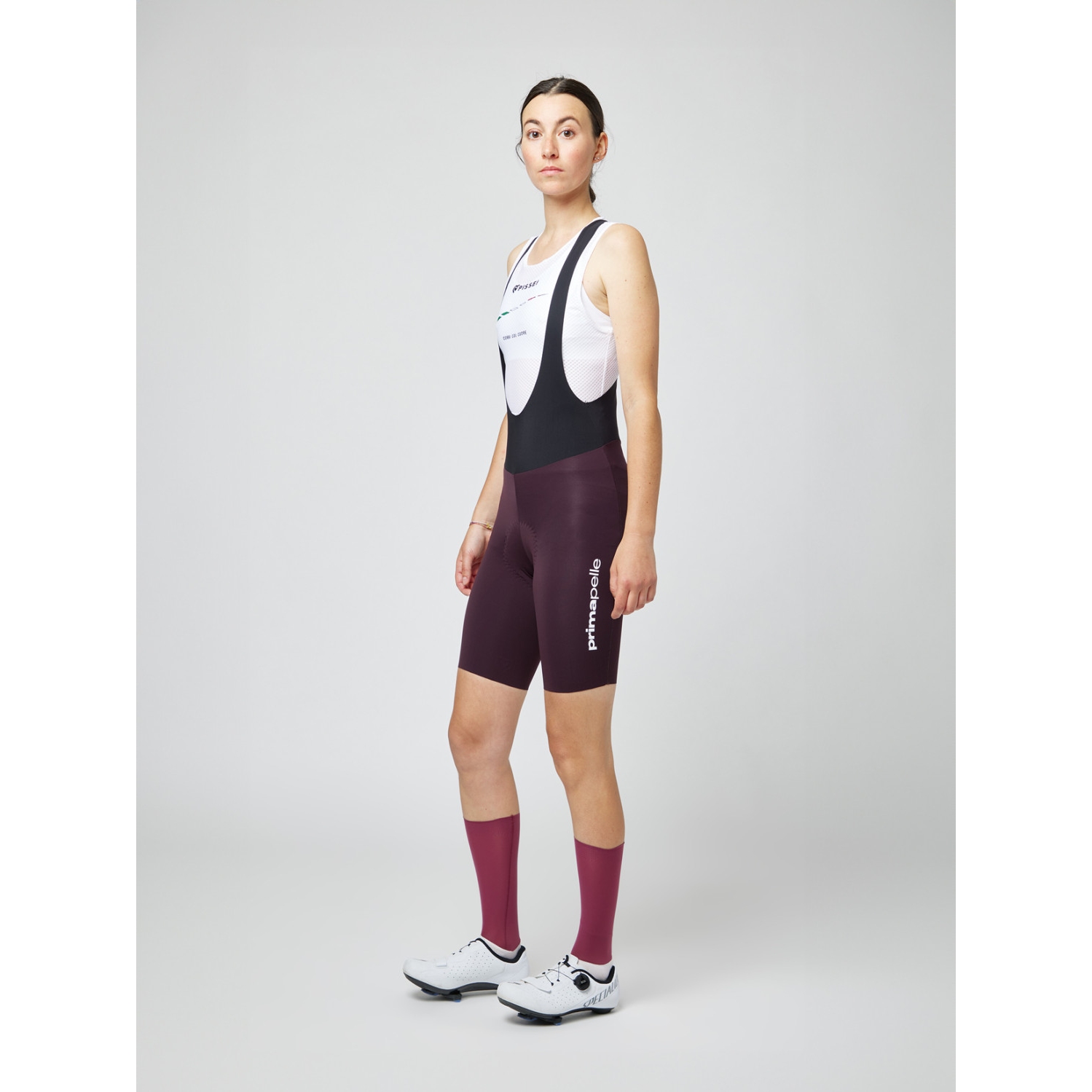 PISSEI Primapelle Bib Shorts Women - Plum | BIKE24