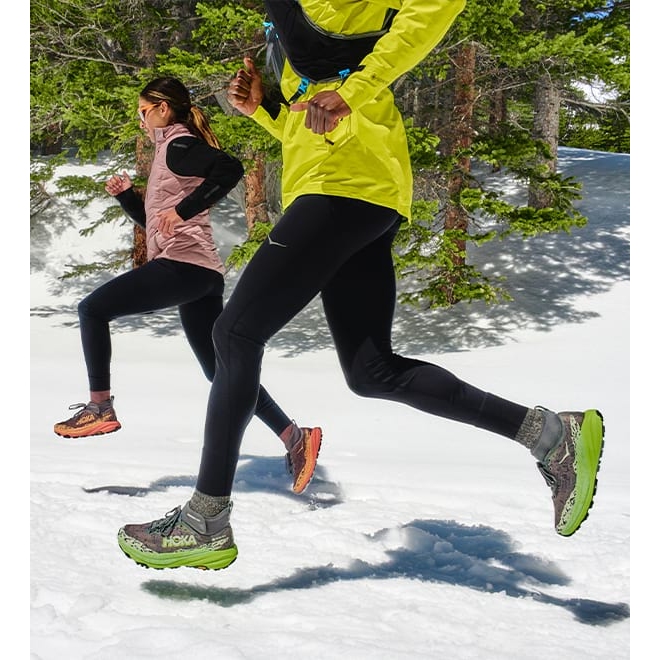 Hoka Speedgoat Mid GTX Laufschuhe Damen asteroid cosmic grey