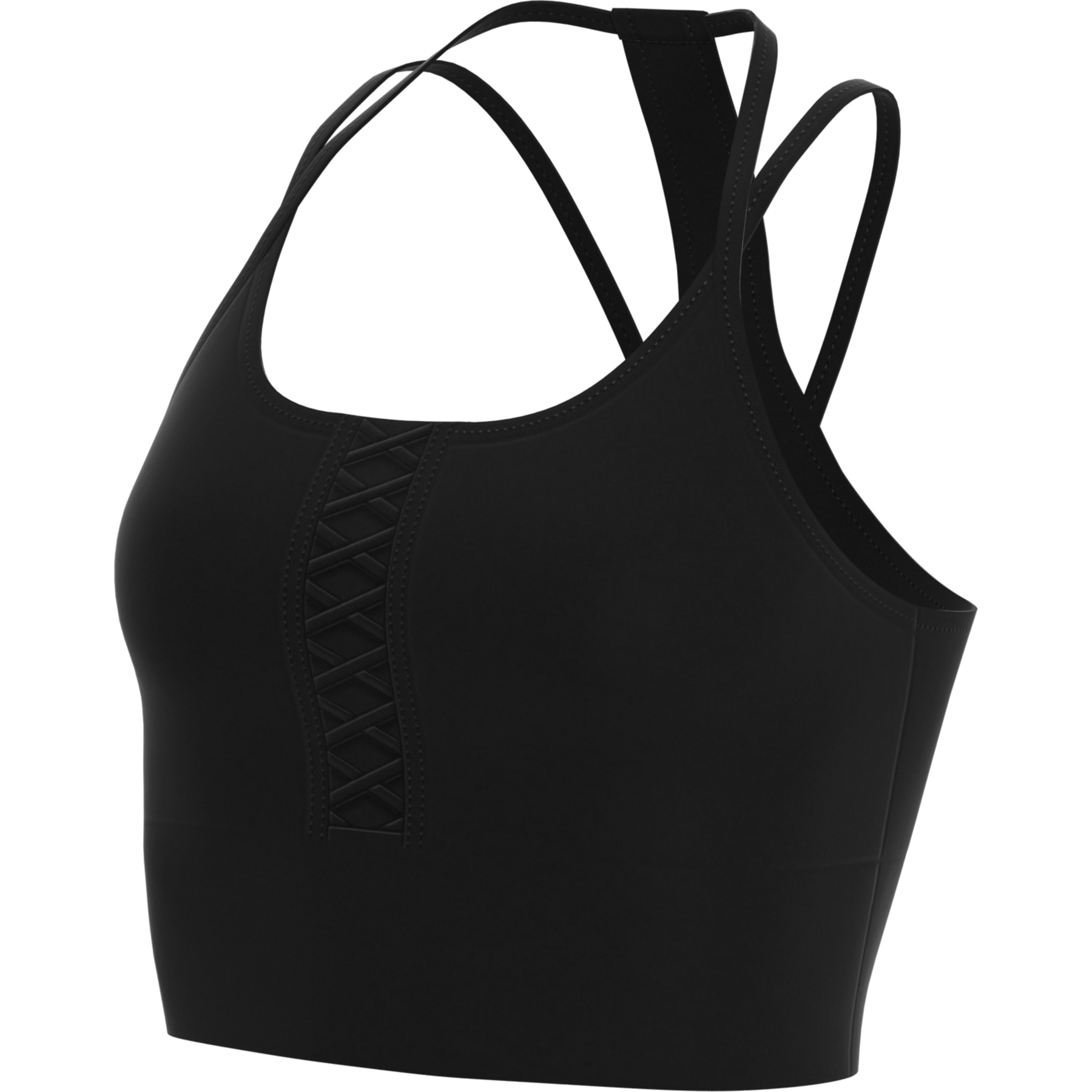 Produktbild von Nike Dri-FIT Cropped Damen Training Tanktop - black/clear DA0362-010