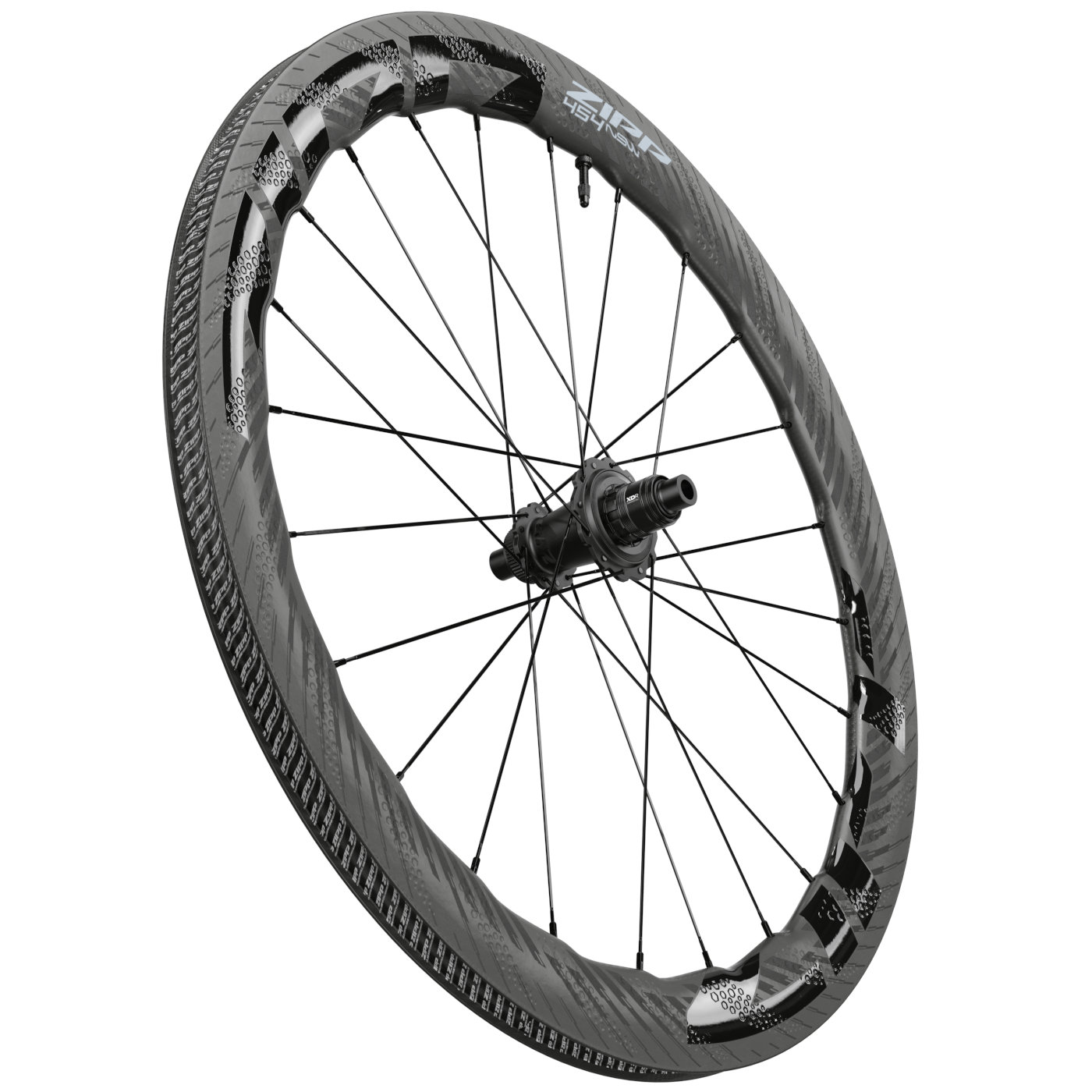 Picture of ZIPP 454 NSW Carbon Rear Wheel | Tubeless | Centerlock | 12x142mm - black
