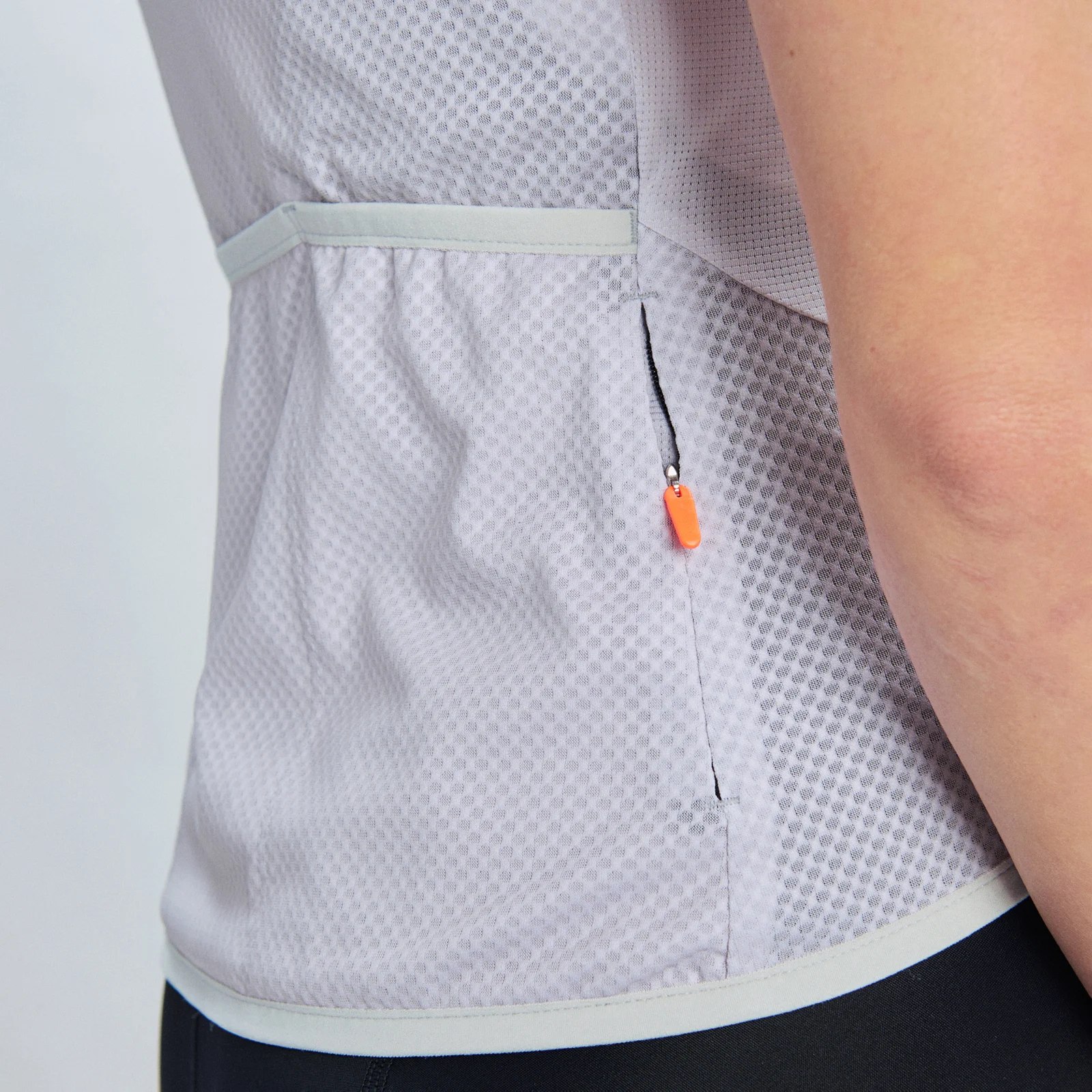 POC Essential Road Logo Jersey Women - 8666 Zink Orange/Granite