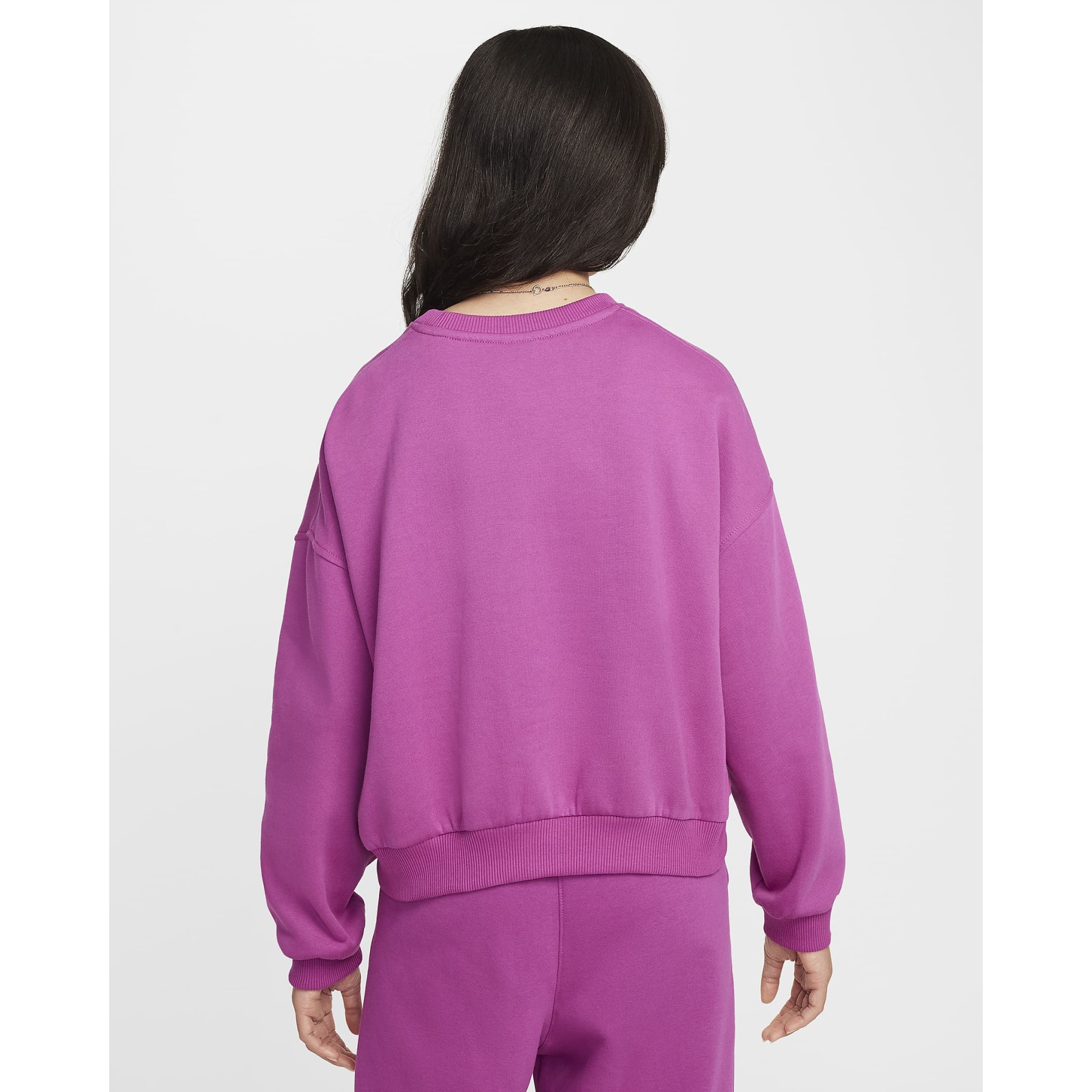 purple nike sportswear club fleece