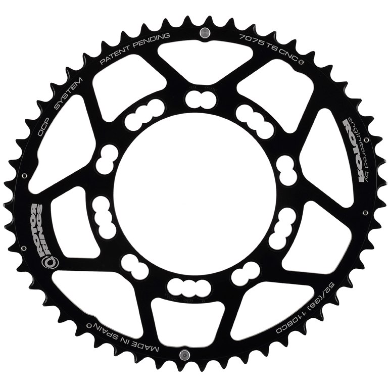 Picture of Rotor Q-Rings Compact 5-arm 110 BCD Road Chainring oval - OCP 5 - black