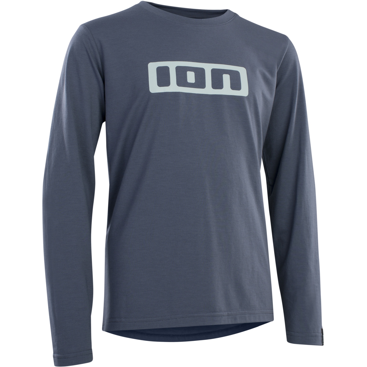 Picture of ION Bike Tee Long Sleeve Logo DR Youth - Storm Blue