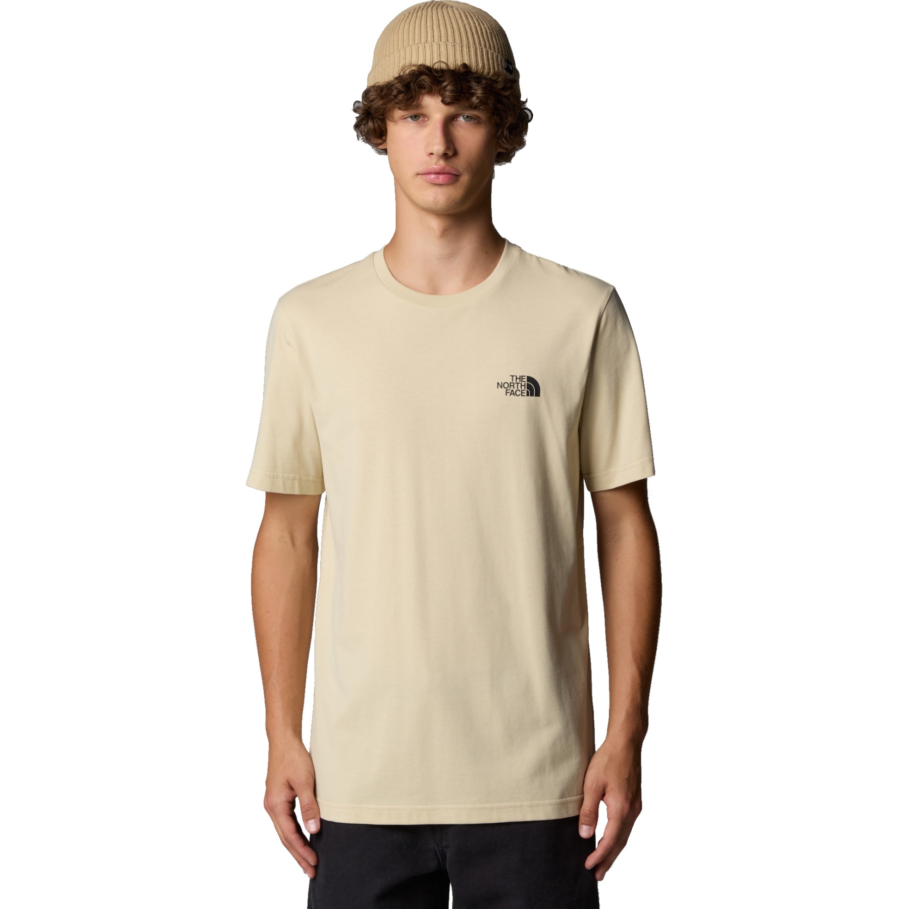 Productfoto van The North Face Simple Dome T-Shirt Heren - Gravel