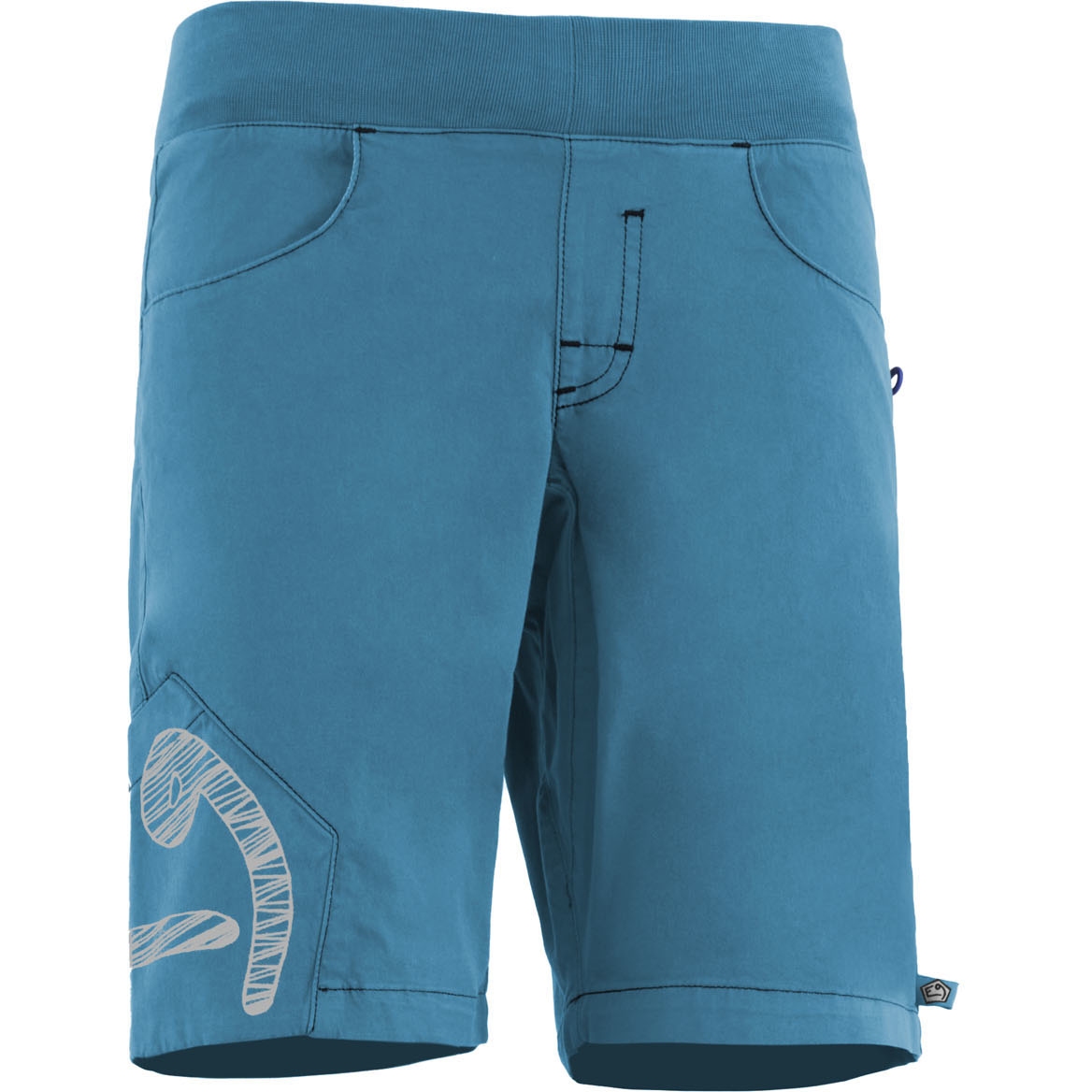 Produktbild von E9 B Pentago Peace Kletter-Shorts Kinder - Greek Blue