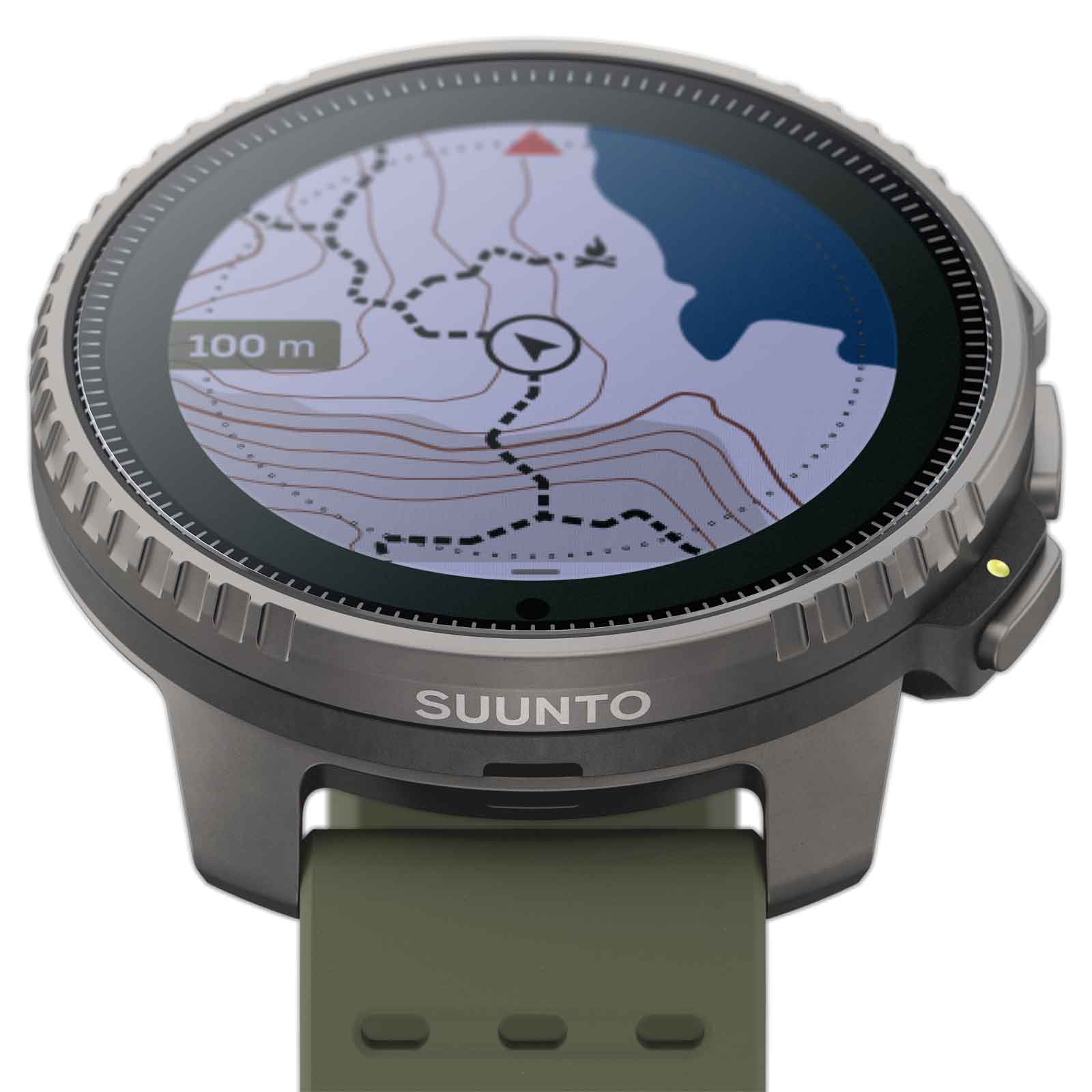 Suunto Vertical Titanium Solar GPS Multisport Watch - Forest