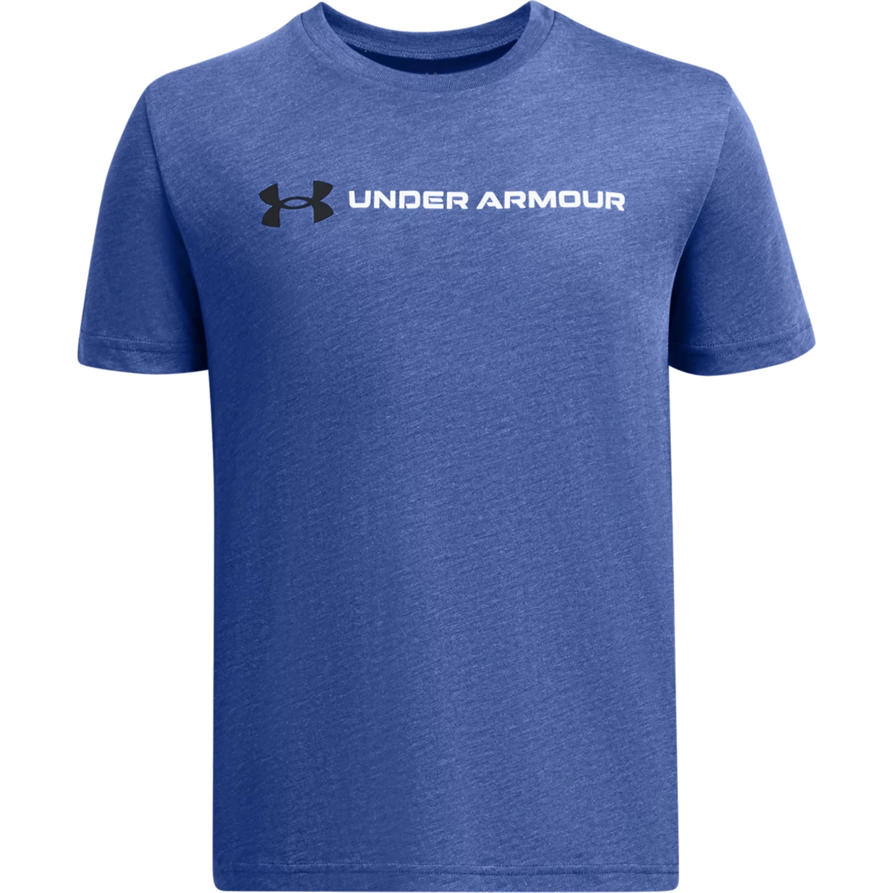 Produktbild von Under Armour UA Logo Wordmark Kurzarm-Oberteil Jungen - Tech Blue/Schwarz