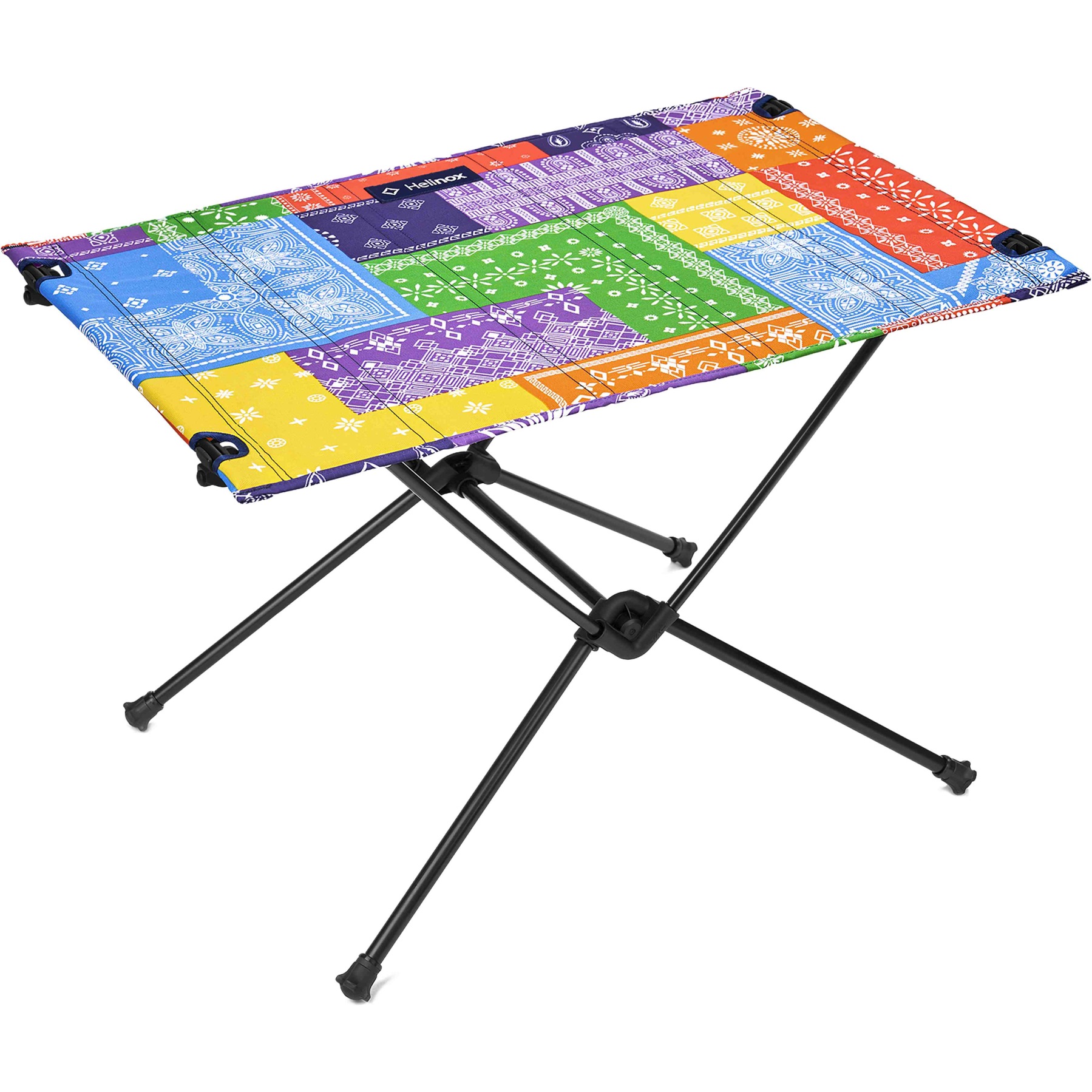 Productfoto van Helinox Table One Hard Top - Campingtafel - Rainbow Bandana / Zwart