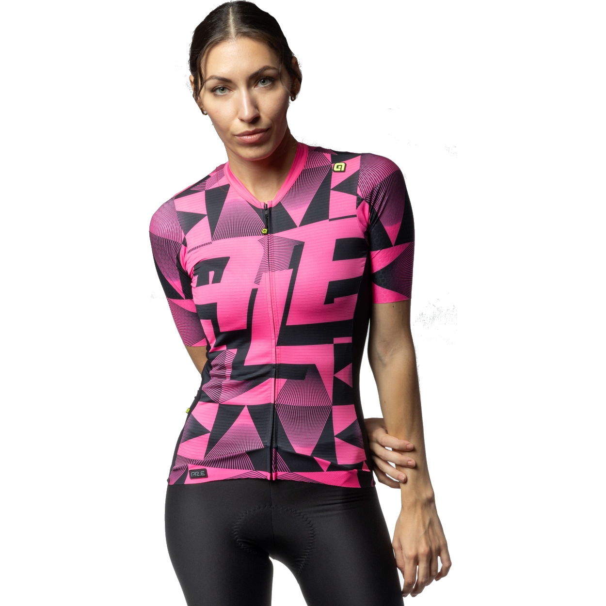 Image of Alé PR-E Multiverso Short Sleeve Jersey Women - fluo pink