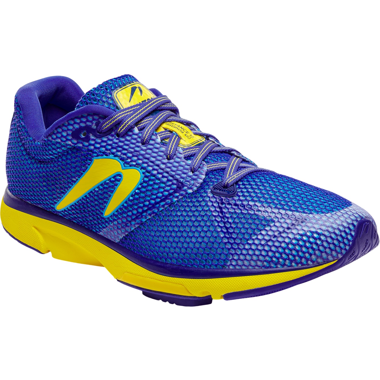 Productfoto van Newton Running Distance 12 Hardloopschoenen - navy blue/yellow