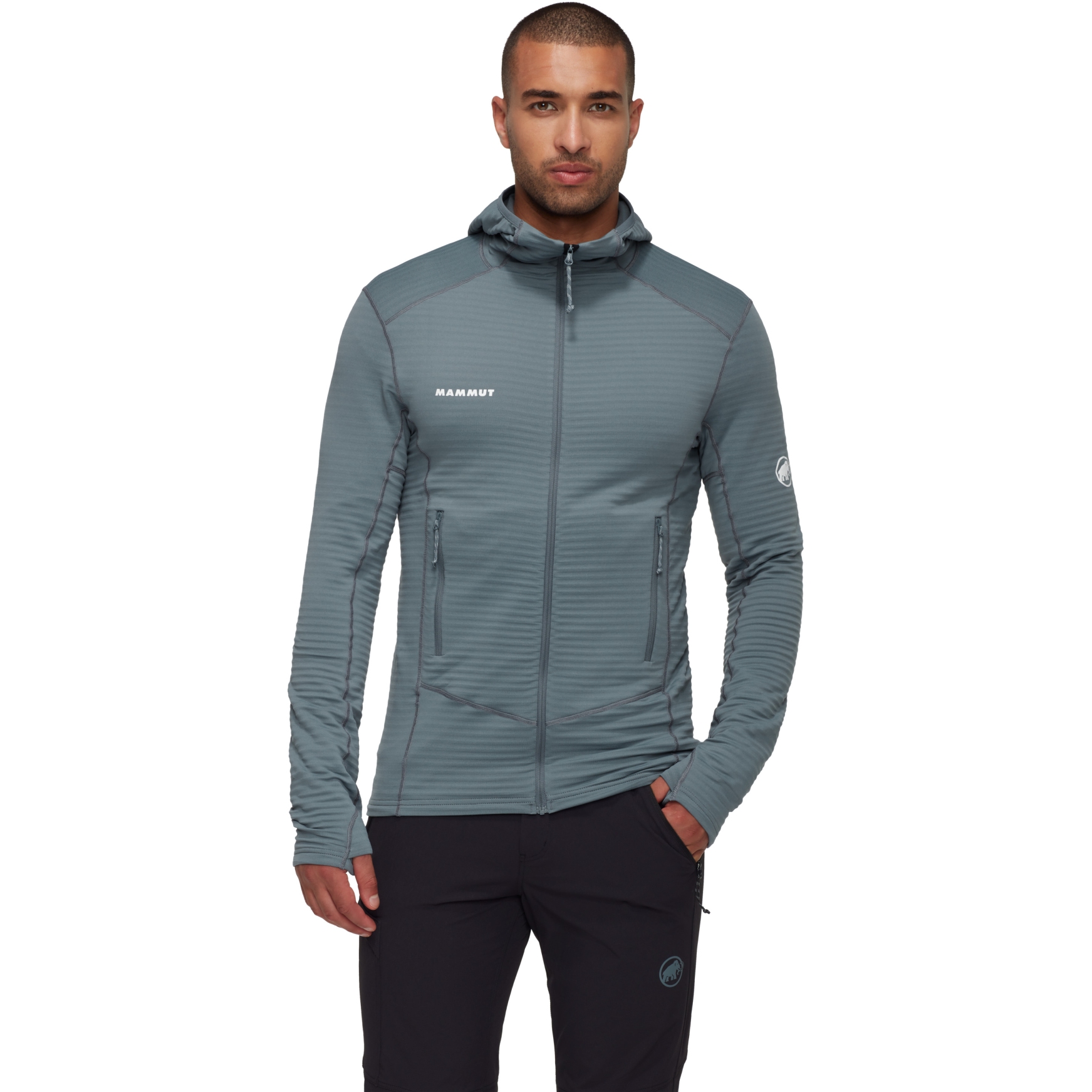 Produktbild von Mammut Taiss Light Midlayer Jacke mit Kapuze Herren - strata