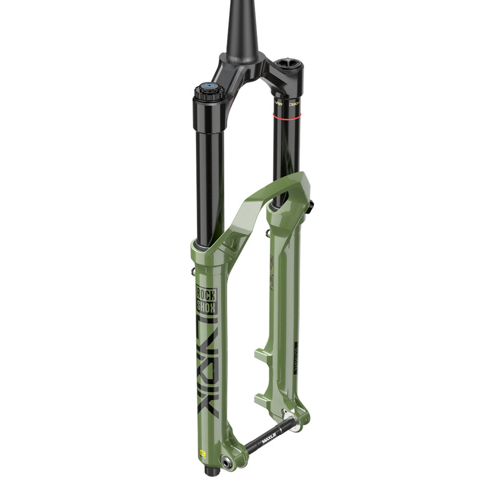 Picture of RockShox Lyrik Ultimate Charger 3 RC2 Debon Air+ Suspension Fork - 29&quot; - 150mm - 44mm Offset - Tapered - 15x110mm Boost - gloss green