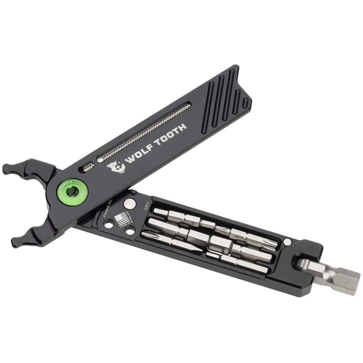 Picture of Wolf Tooth 8-Bit Pack Pliers - black / green