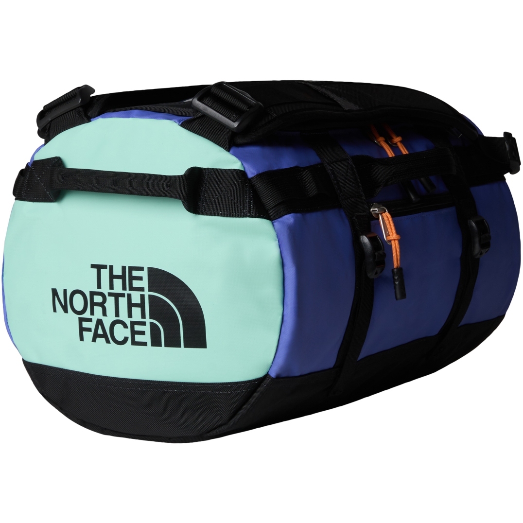 Bild von The North Face Base Camp Duffel Reisetasche - XS - Indigo Plum/Bright Foam/Papaya