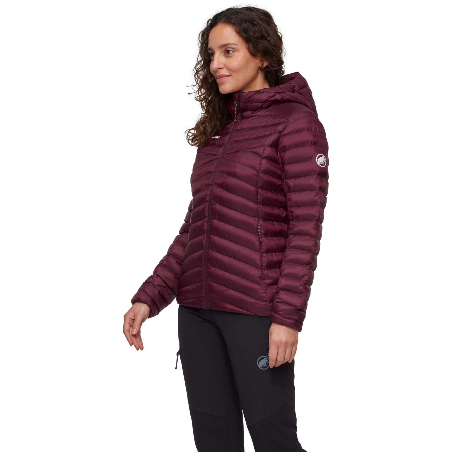 Mammut Albula Insulated Hooded Jacket Women - vin-black | BIKE24