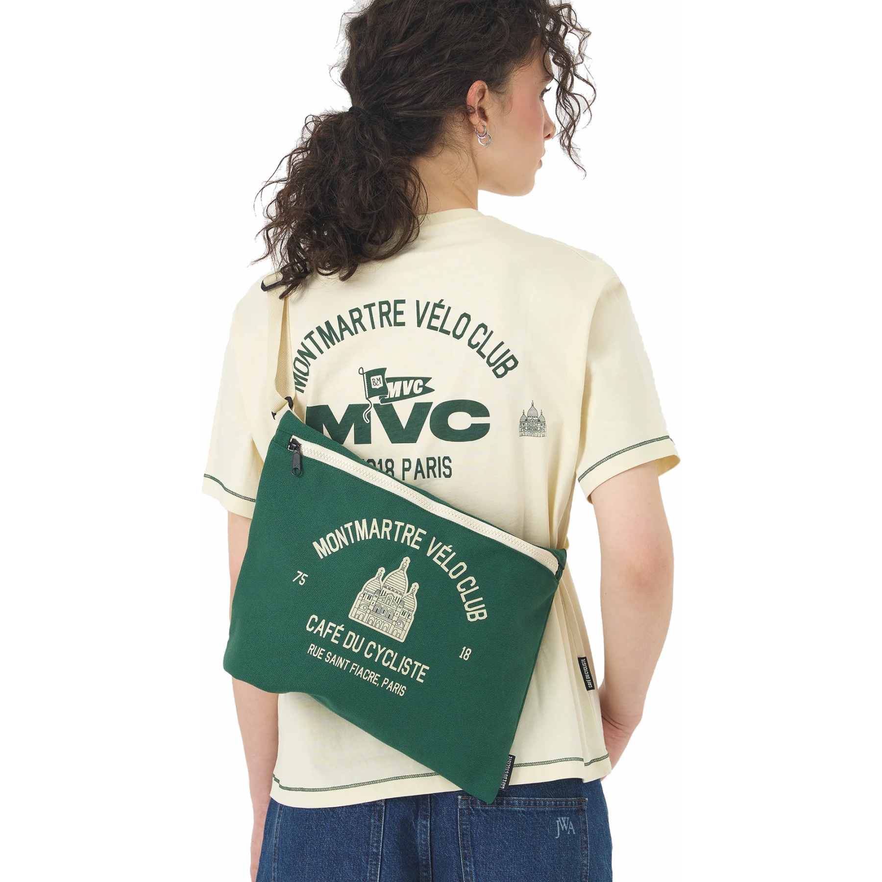 Café du Cycliste x Montmartre Vélo Club Paris Musette - dark green
