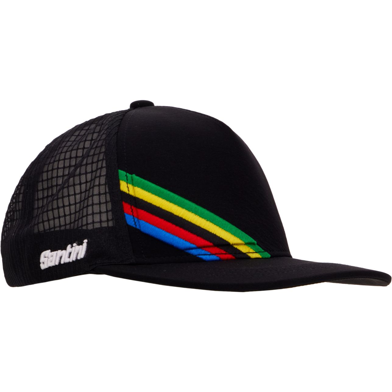 Santini UCI World Champion Trucker Cap UM464COTCAMP schwarz NE BIKE24