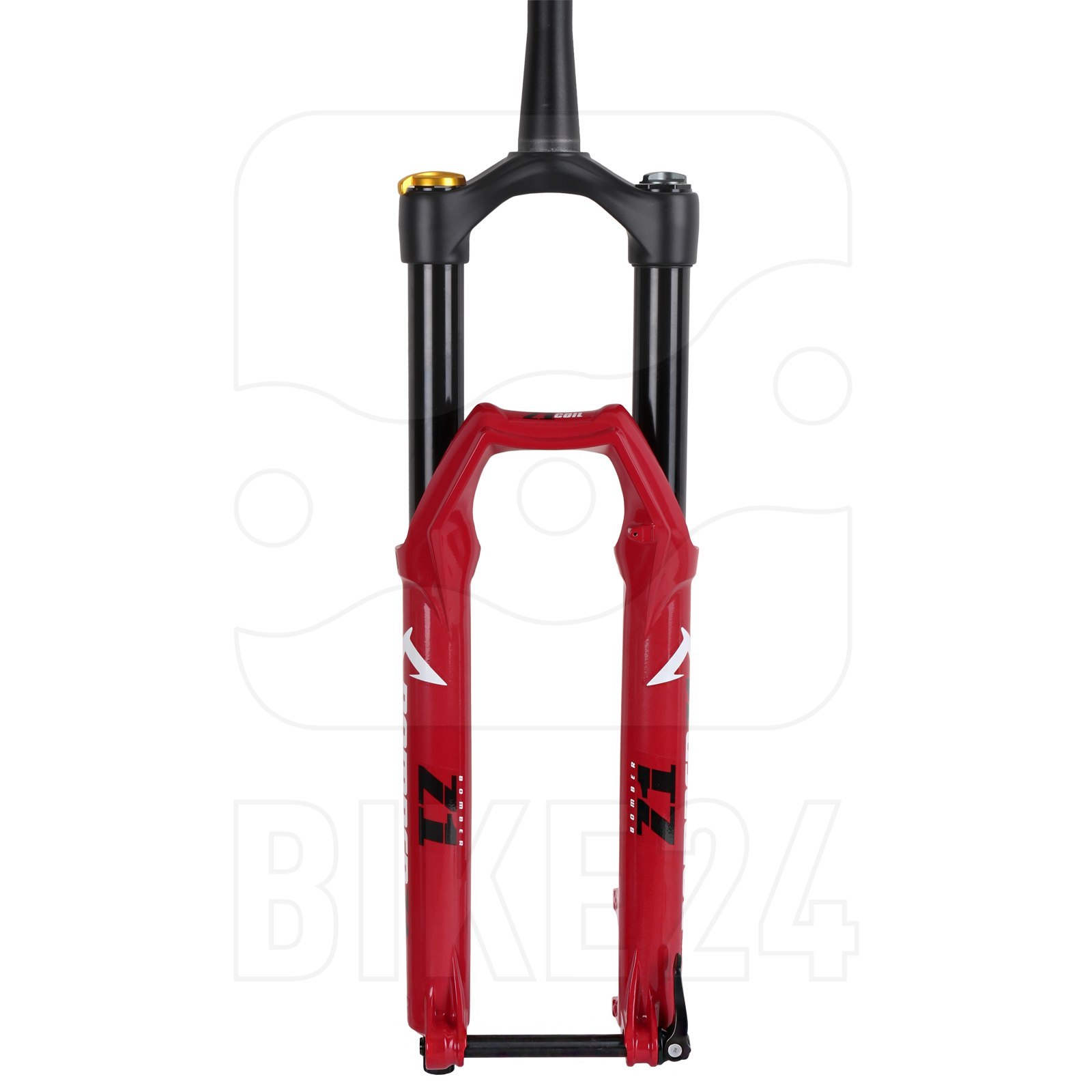 Picture of Marzocchi Bomber Z1 Coil Suspension Fork - 29&quot; | 170mm | 44mm Offset | Tapered - 15x110mm Boost QR - red