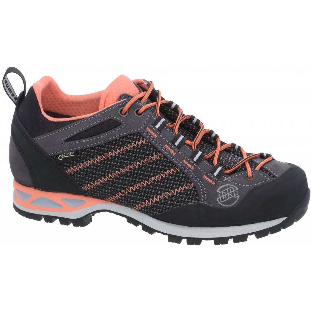 Picture of Hanwag Makra Low Lady GTX Approach Shoes - Asphalt/Orink