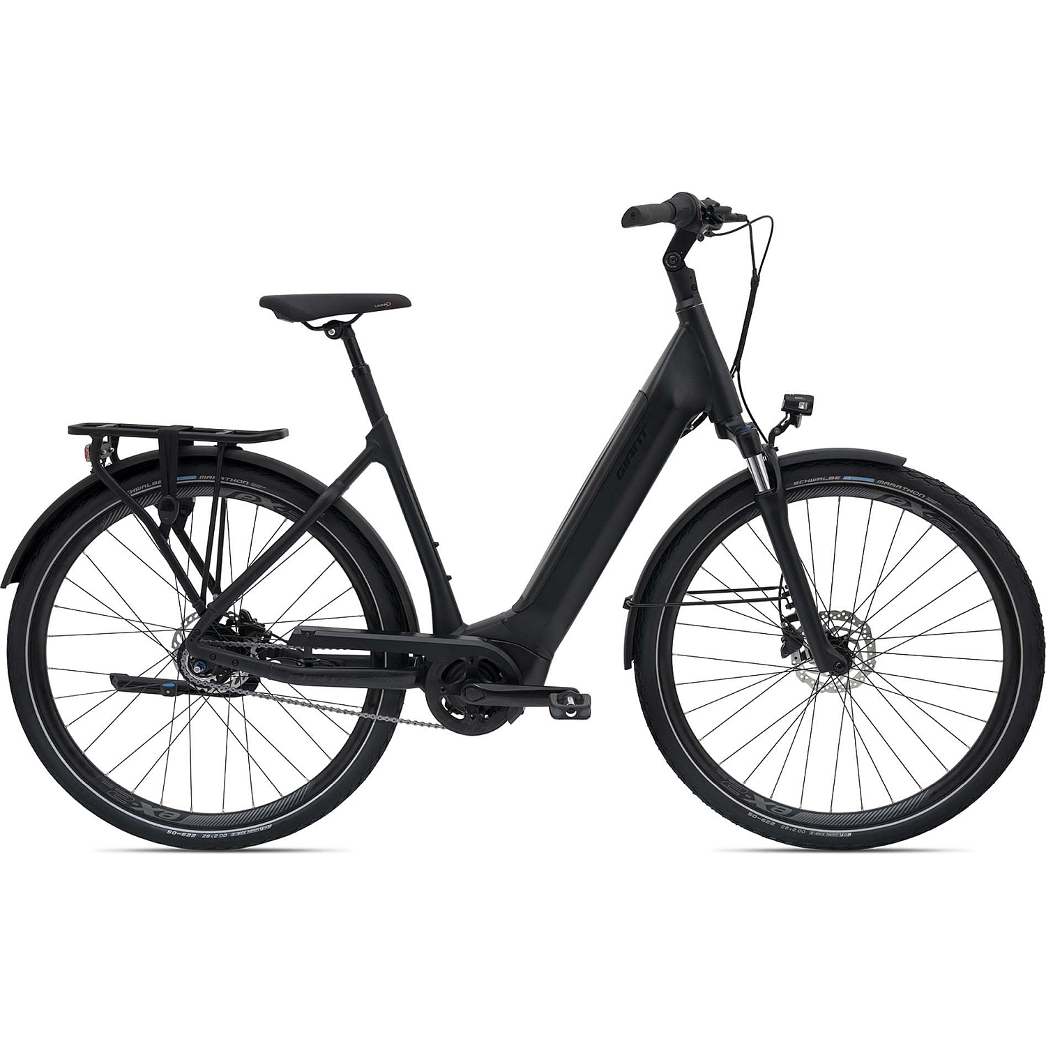 Picture of Giant DAILYTOUR E+ 2 LDS - Deep Entry City E-Bike - 2023 - black matt-gloss