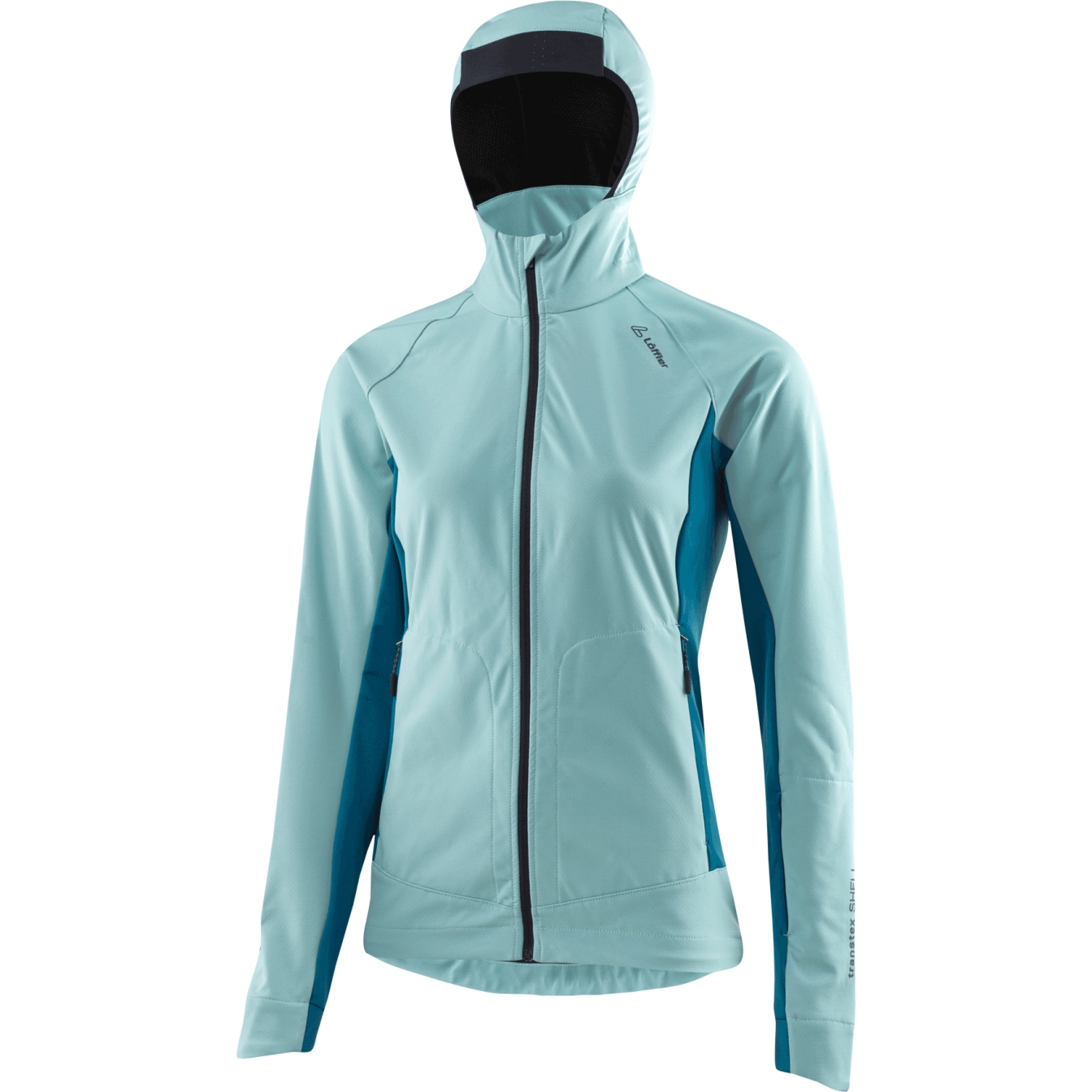 Женская куртка с капюшоном Löffler XC-Pure TXS - yuma blue 337