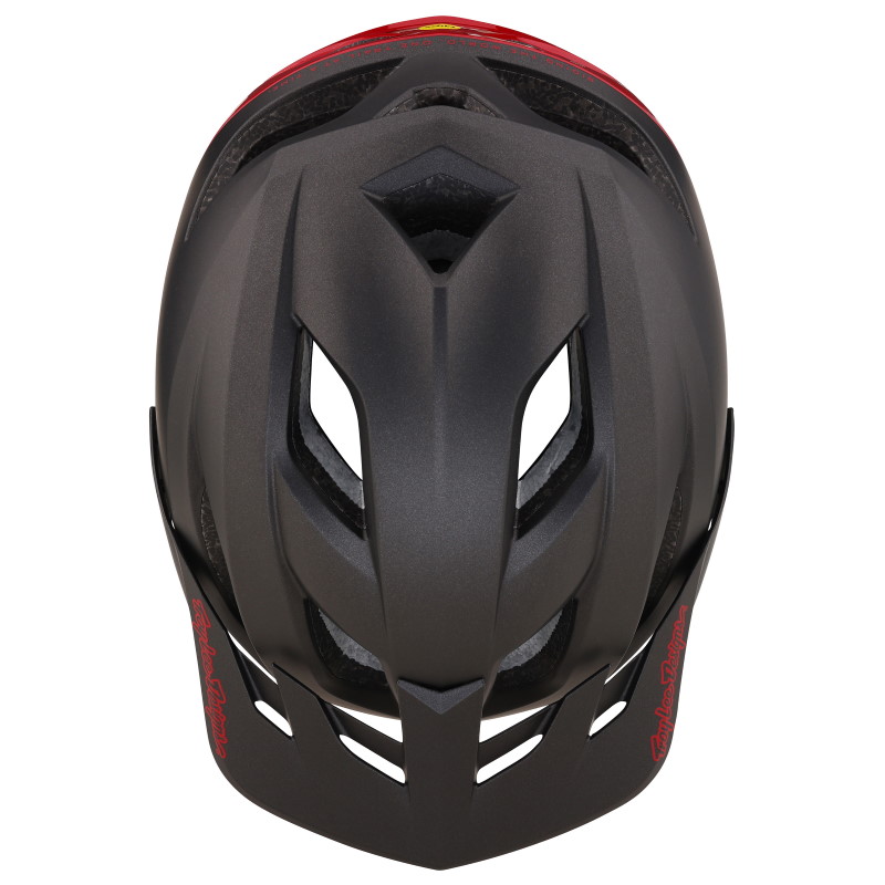 Troy Lee Designs Flowline SE MIPS Helmet Radian Charcoal/Red