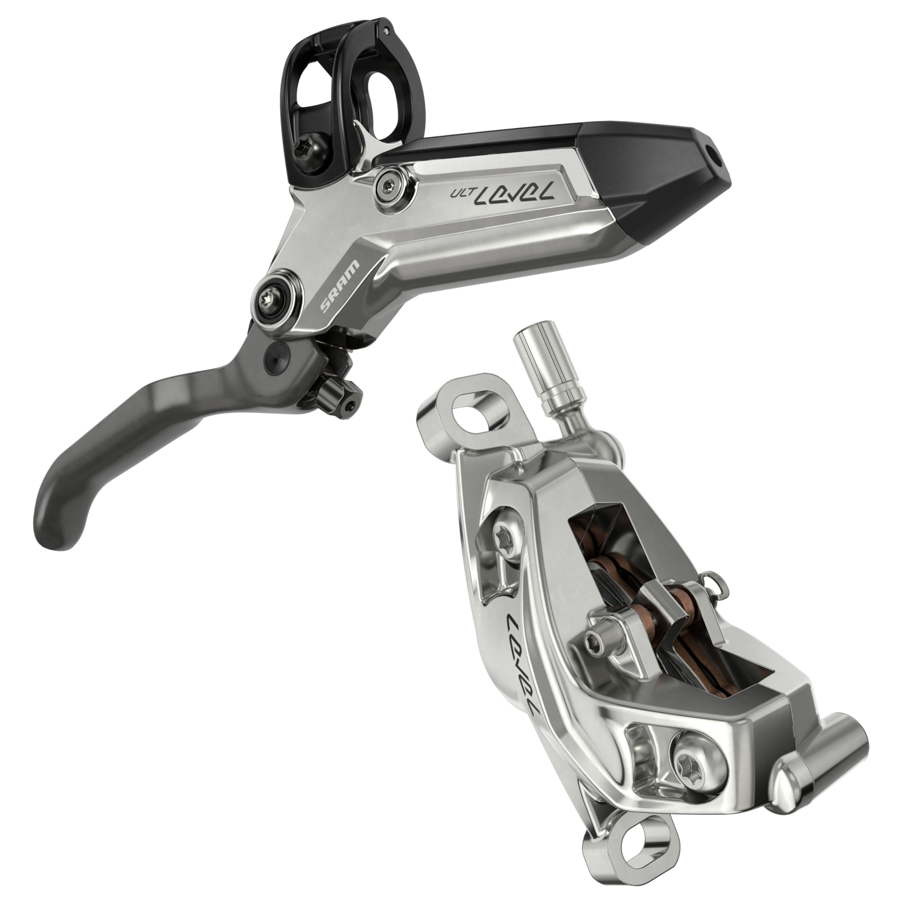 Picture of SRAM Level Stealth Disc Brake - Ultimate | 4-Piston | C1 - Rear | Clear