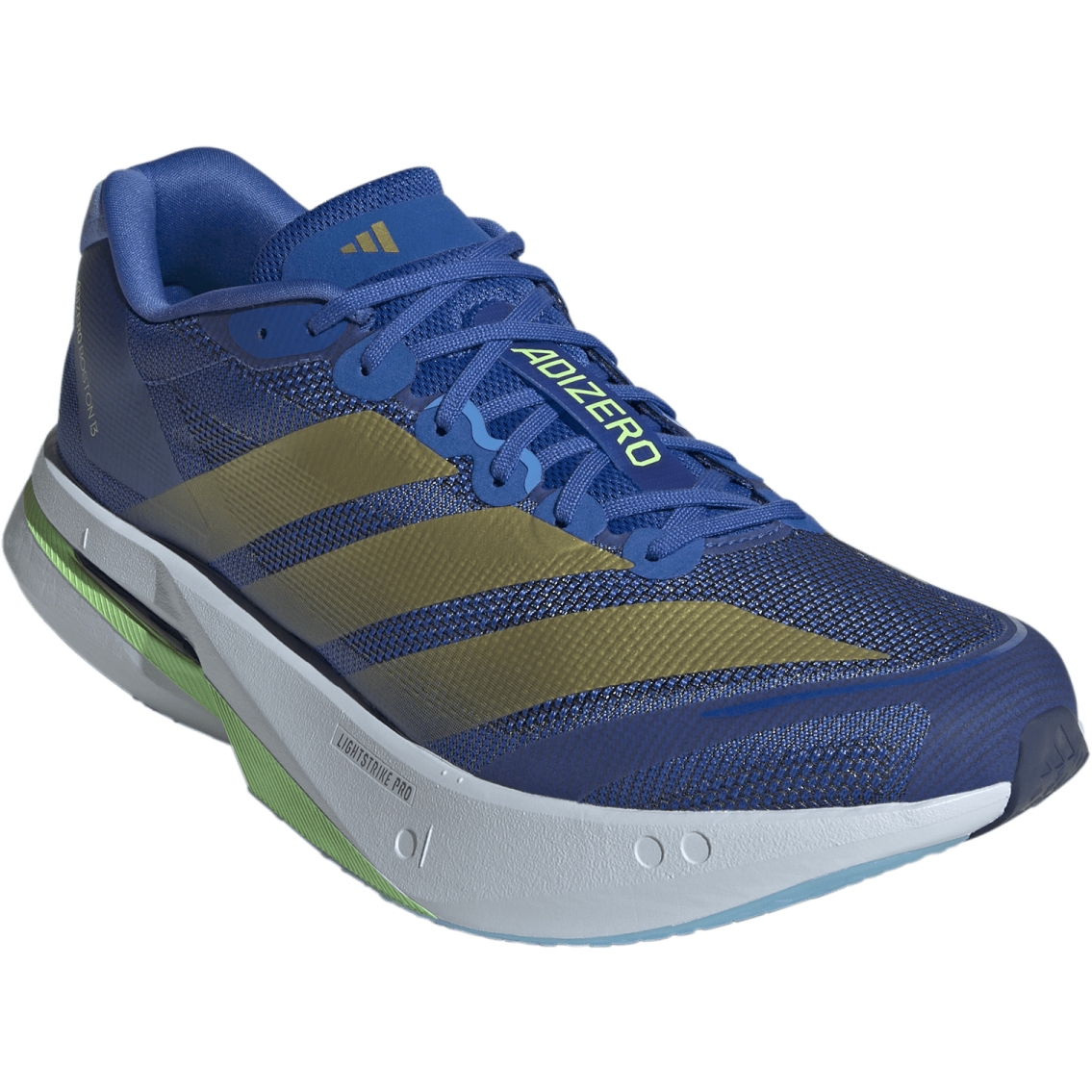 adidas gazelle silver green womens adidas Adizero Adios Pro 4 Shoes - Men's - Solar Blue / Silver / Red main image 1