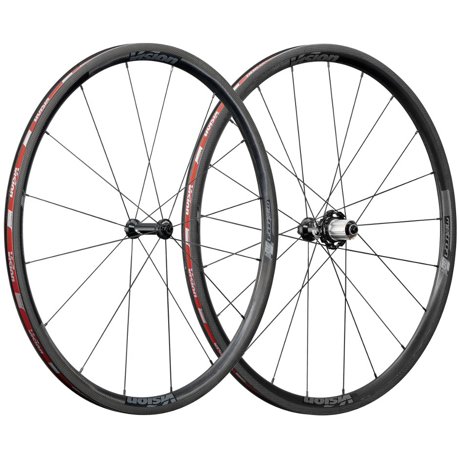 Picture of Vision Metron 30 SL Carbon Wheelset - Tubeless Ready - Clincher - Shimano HG