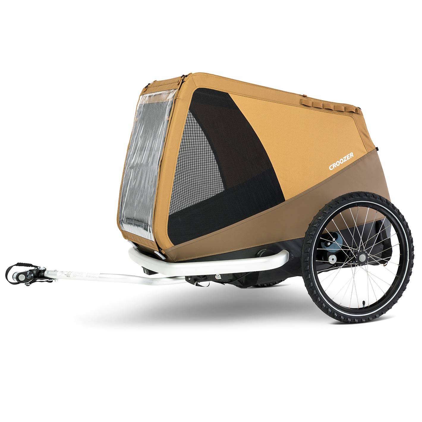 Picture of Croozer Dog Mikke - Bike Trailer for Dogs - sundown yellow