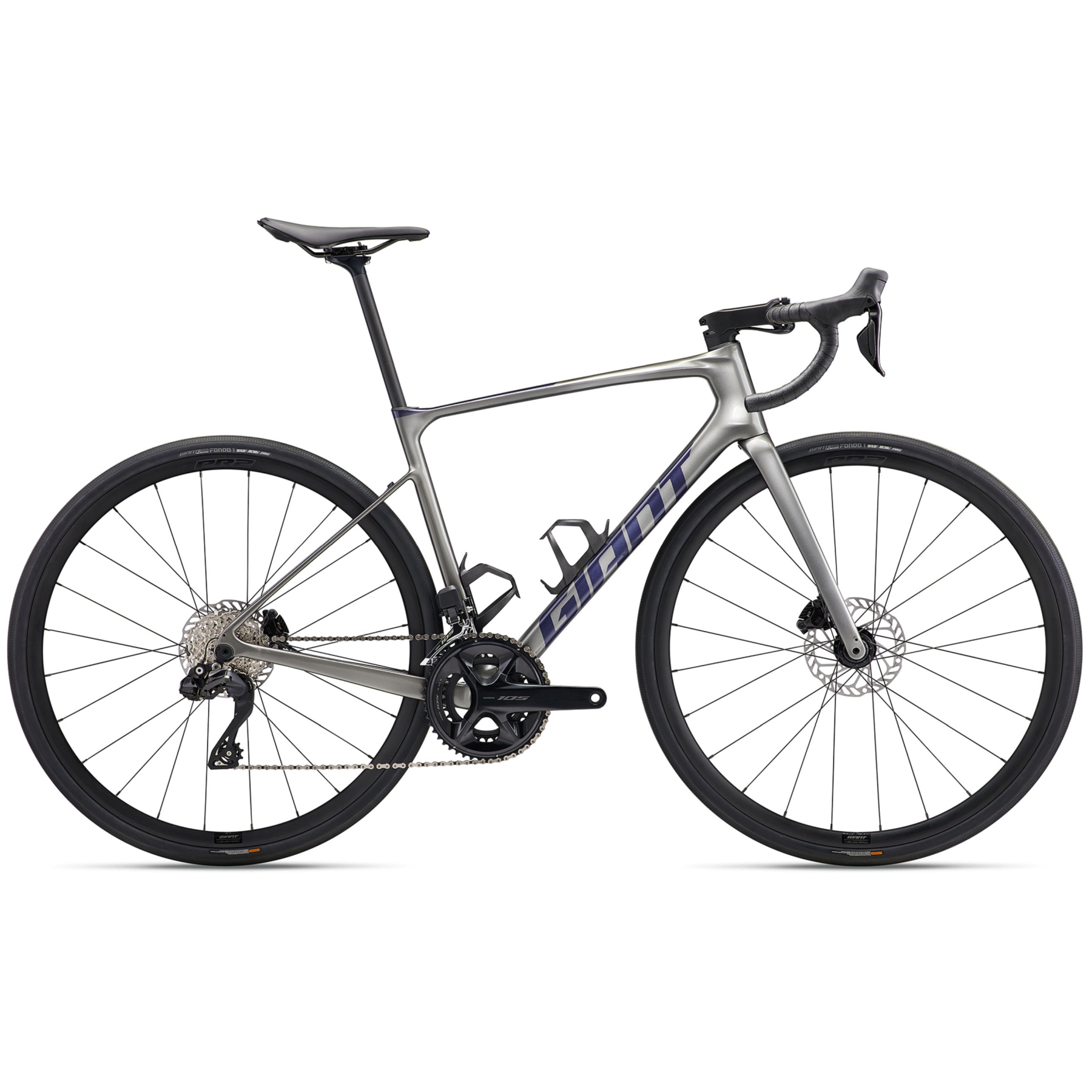 Picture of Giant Defy Advanced 1 - Carbon Road Bike - 2024 - charcoal/milky way