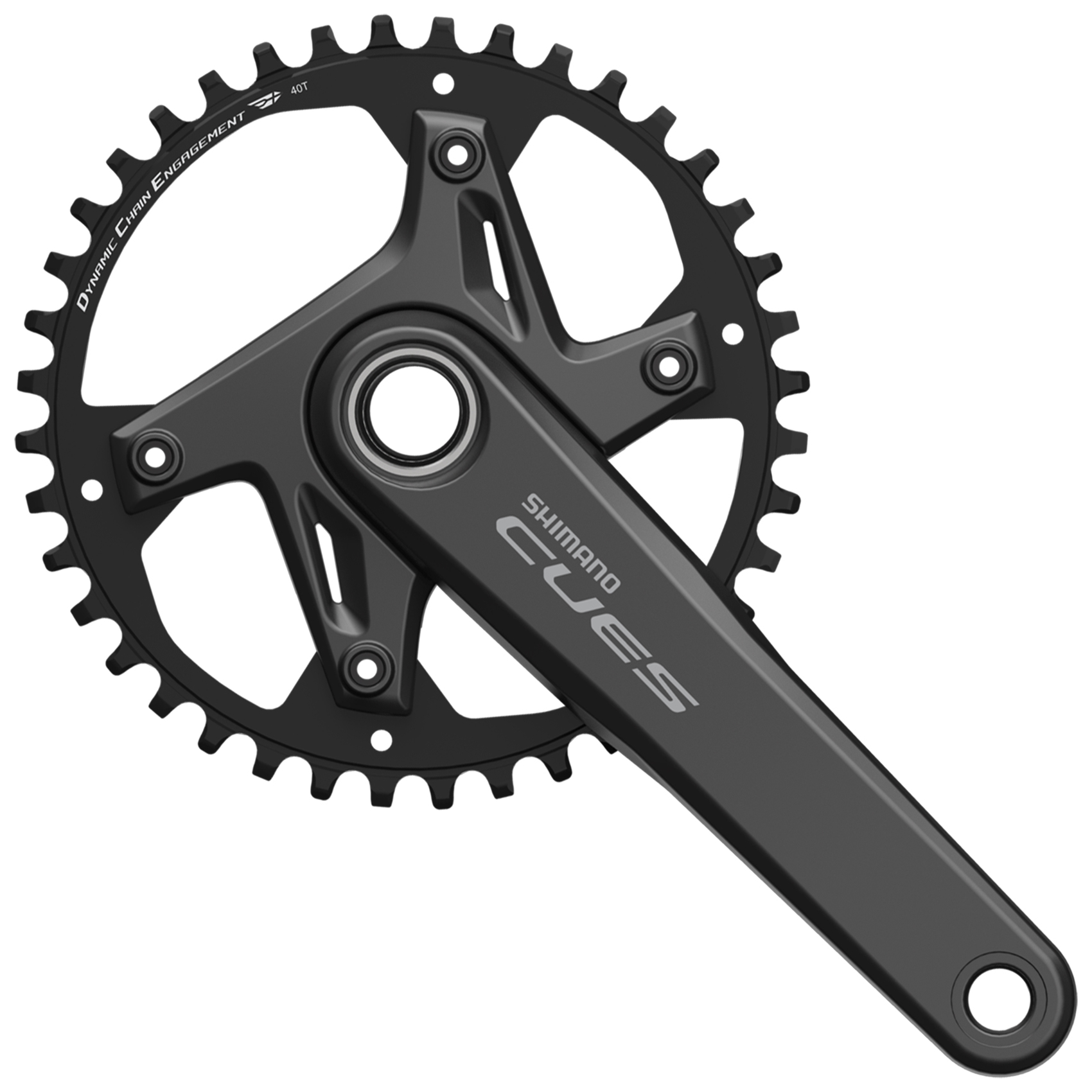 Produktbild von Shimano CUES FC-U6030-1 Kurbelgarnitur - 9/10/11-fach