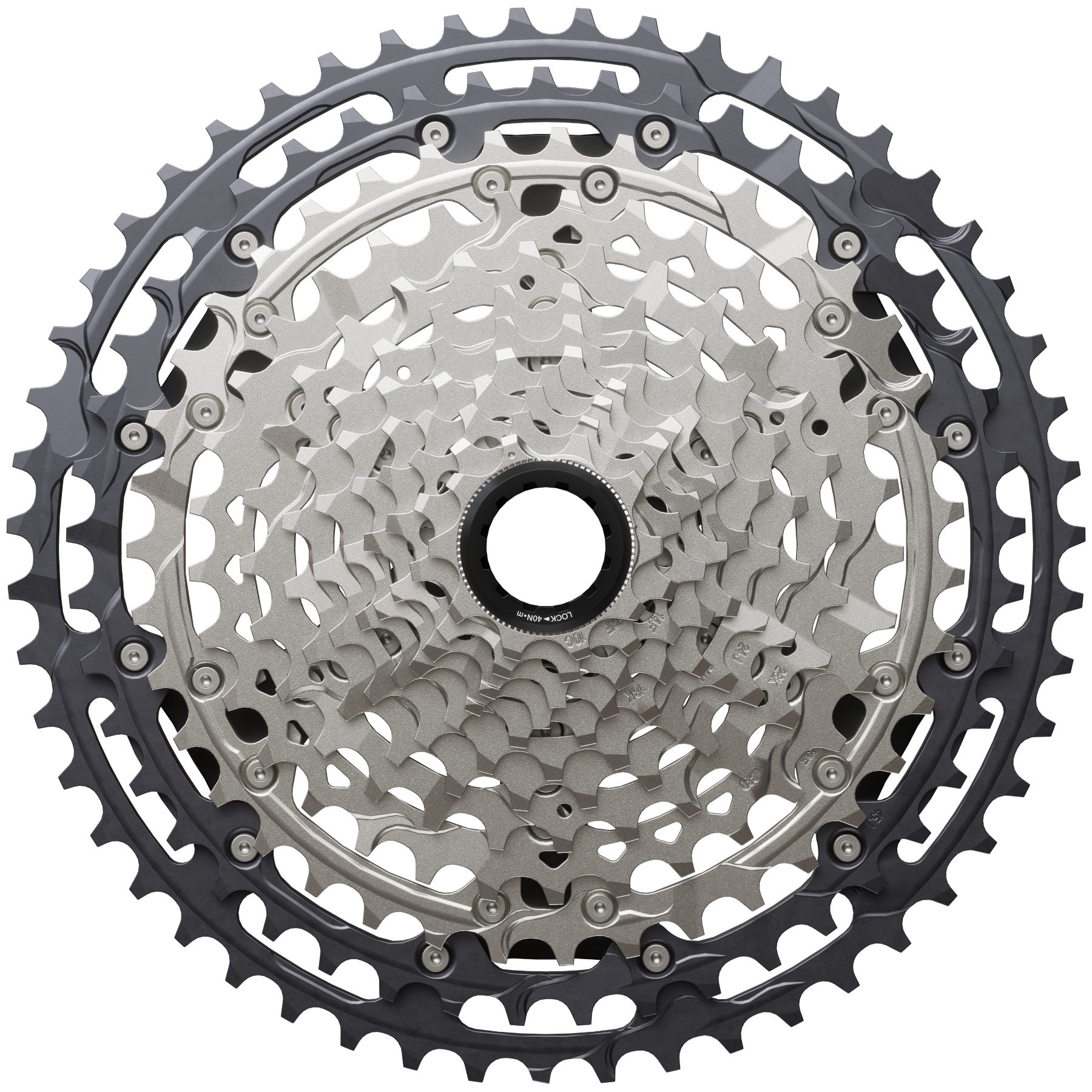 Productfoto van Shimano Deore XT CS-M8200 Cassette - HyperGlide+ | Micro Spline | 12-voudig
