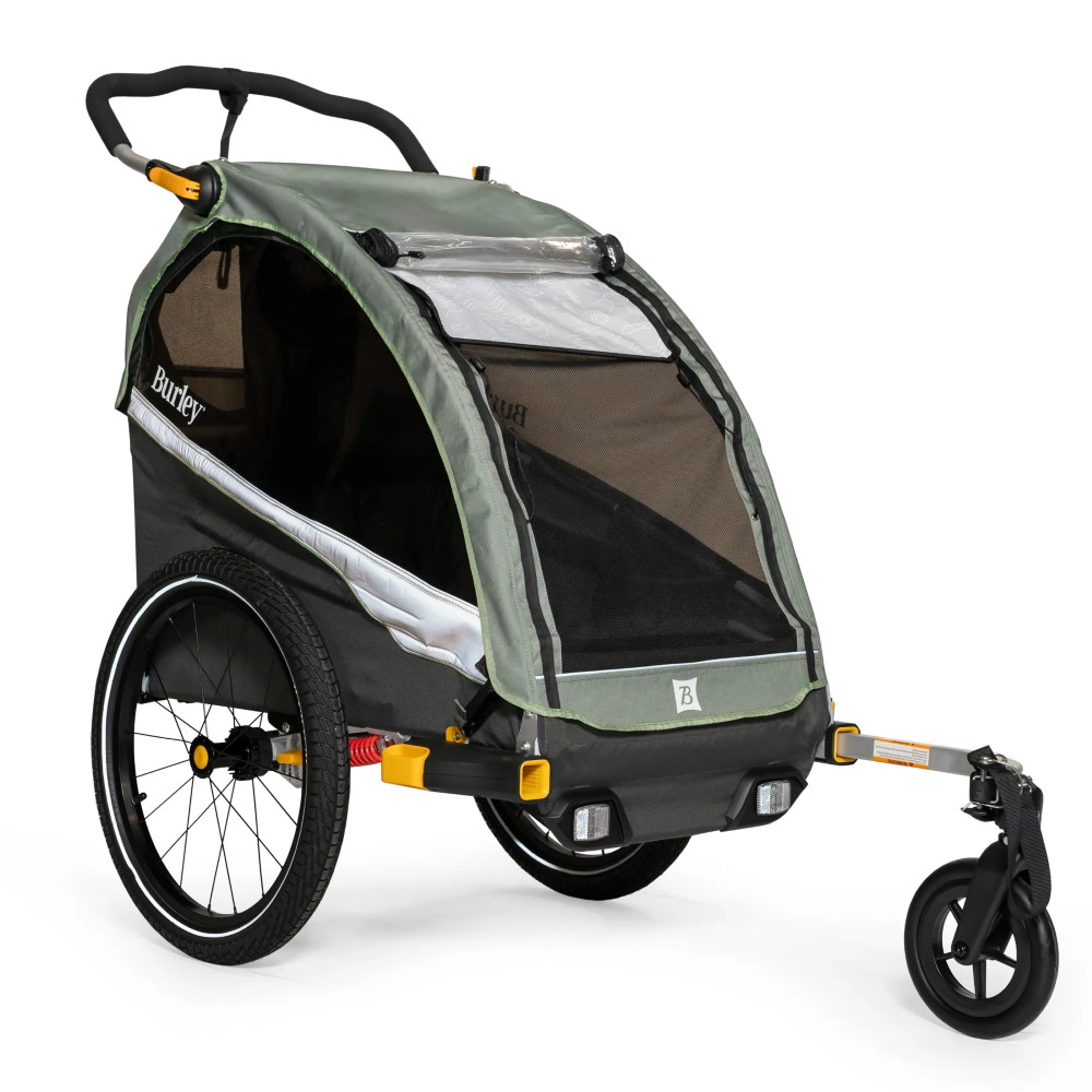 Picture of Burley D´Lite X Single Bike Trailer - sage green/charcoal