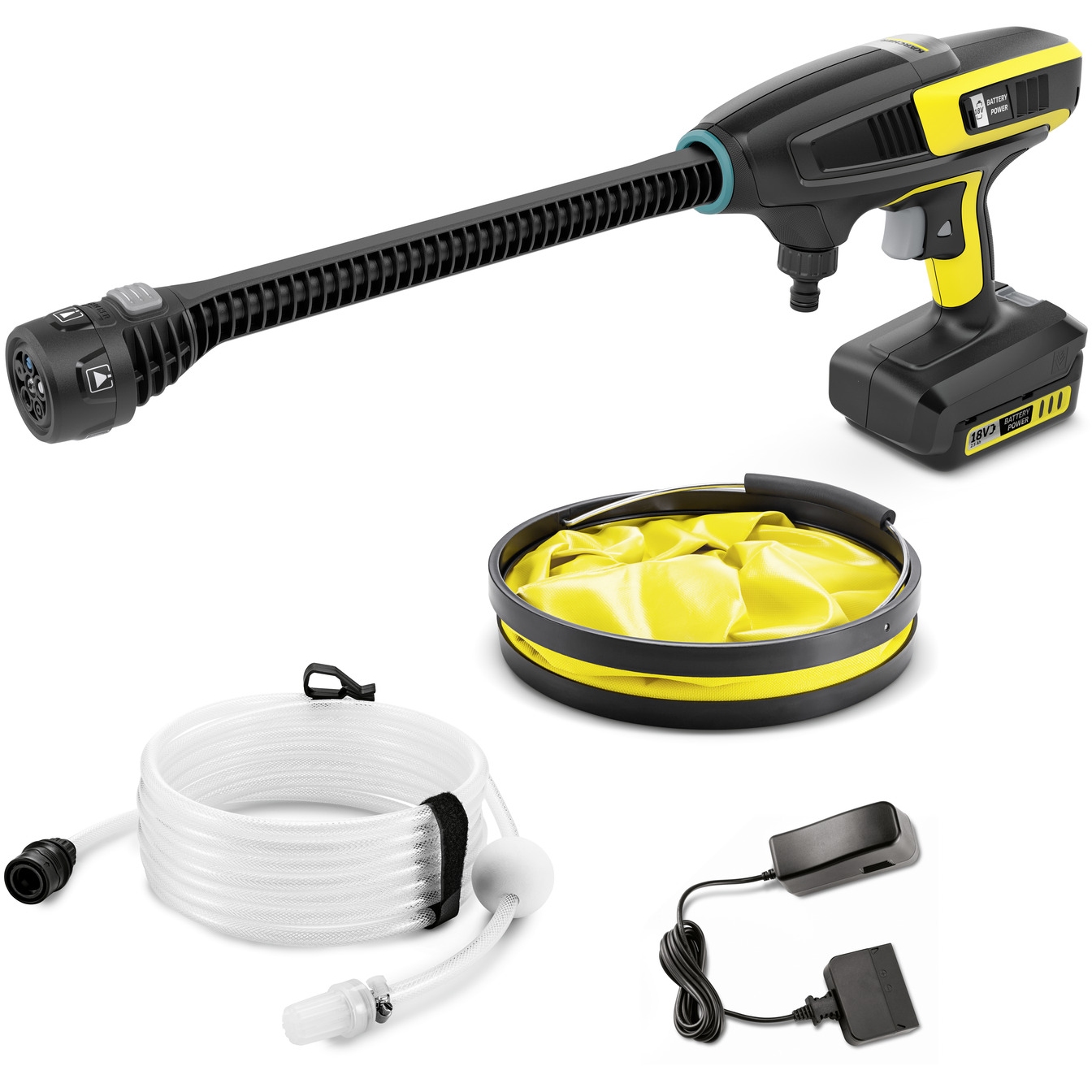 Picture of Kärcher Handheld Cleaner - KHB 6 Plus Battery Set MJ - black/yellow
