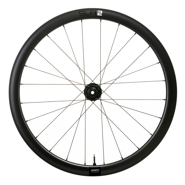 Picture of Giant SLR 2 Tubeless Carbon Disc 42 Front Wheel - Clincher - Centerlock - 12x100mm