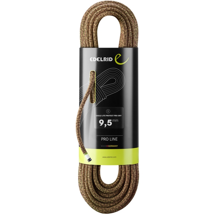 Picture of Edelrid Eagle Lite Protect Pro Dry 9,5mm Rope - 50m - neon pink-neon green
