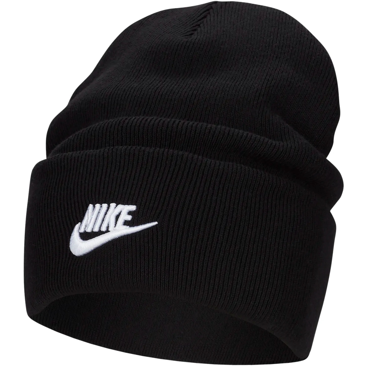 Productfoto van Nike Peak Tall Cuff Futura Beanie - zwart/wit FB6528-010