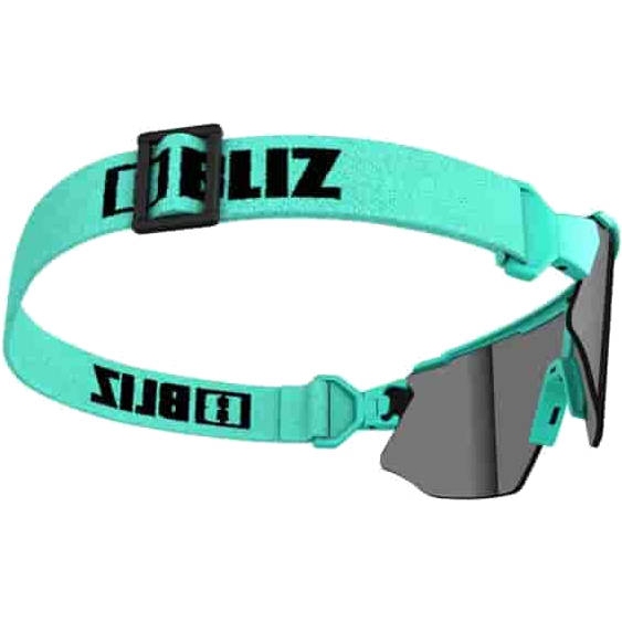 Bliz Breeze Glasses - Matt Black / Brown with Blue Multi +