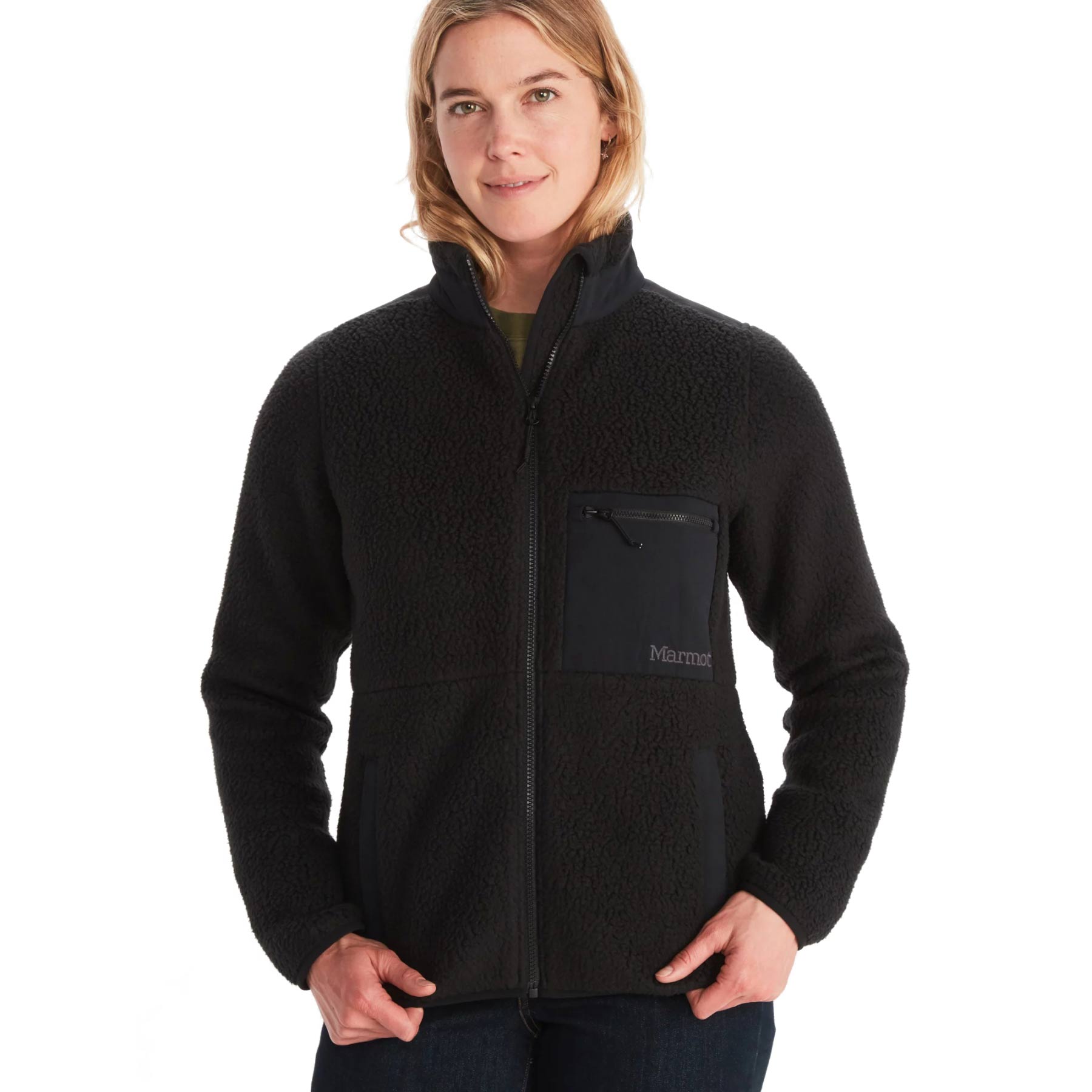 Picture of Marmot Women Wiley Polartec Jacket - black
