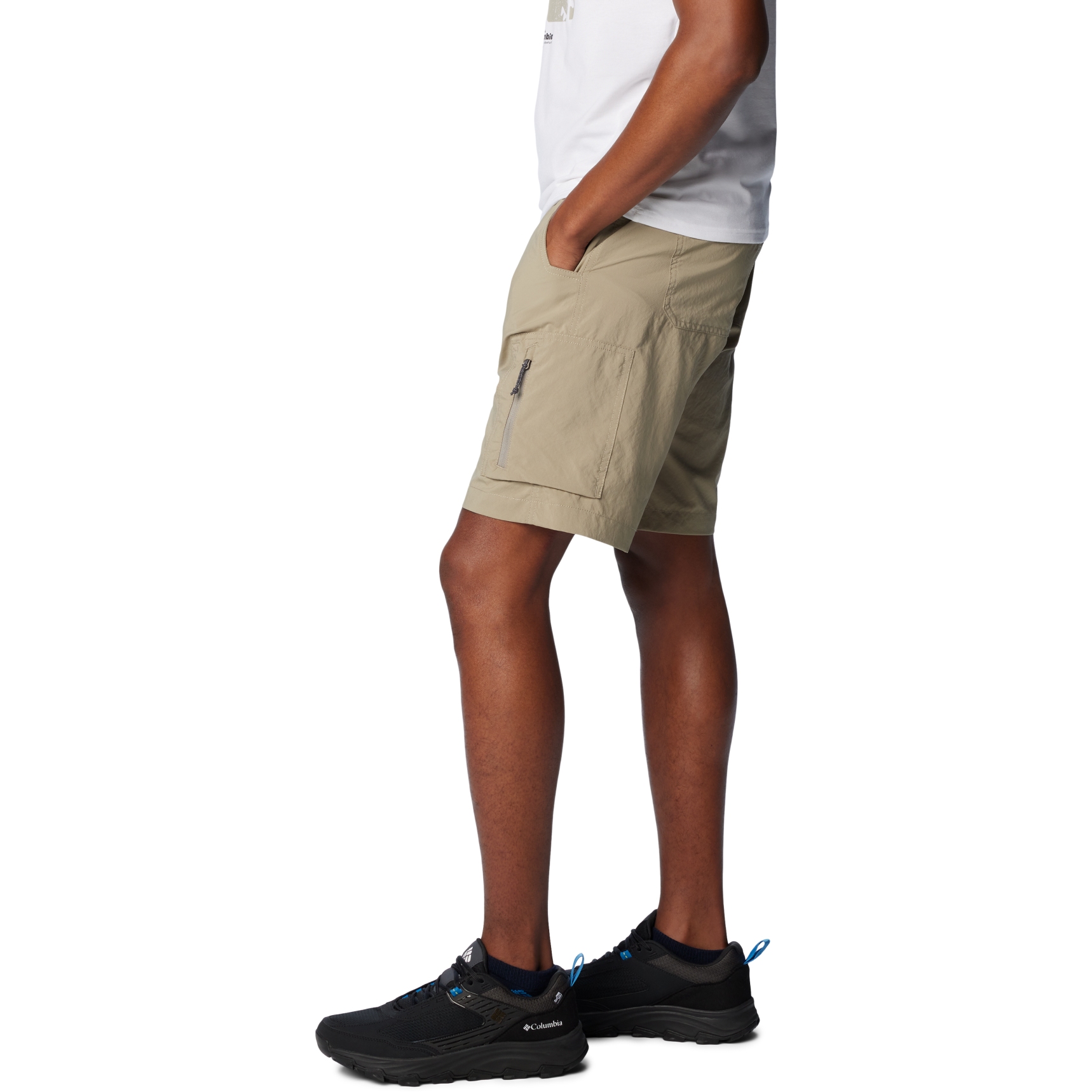 Columbia Herren Silver Ridge Utility Shorts | Cargoshorts Mit UPF 50, Verstellbarem Gürtel & Stretch