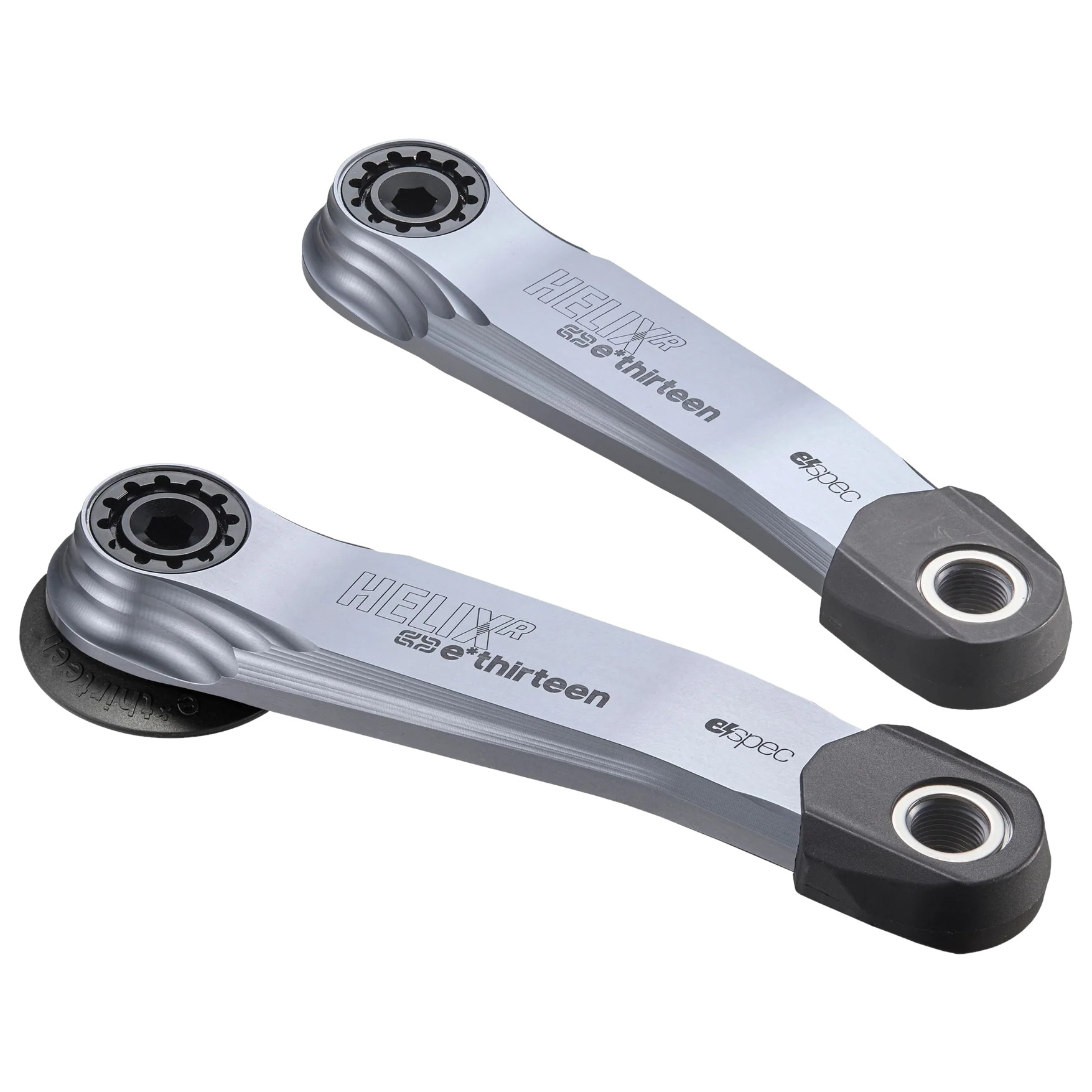 Produktbild von e*thirteen Helix Race E*spec Kurbelarme - Bosch Gen4 / Brose S Mag / TQ HPR50 - 26.5mm Offset - silber