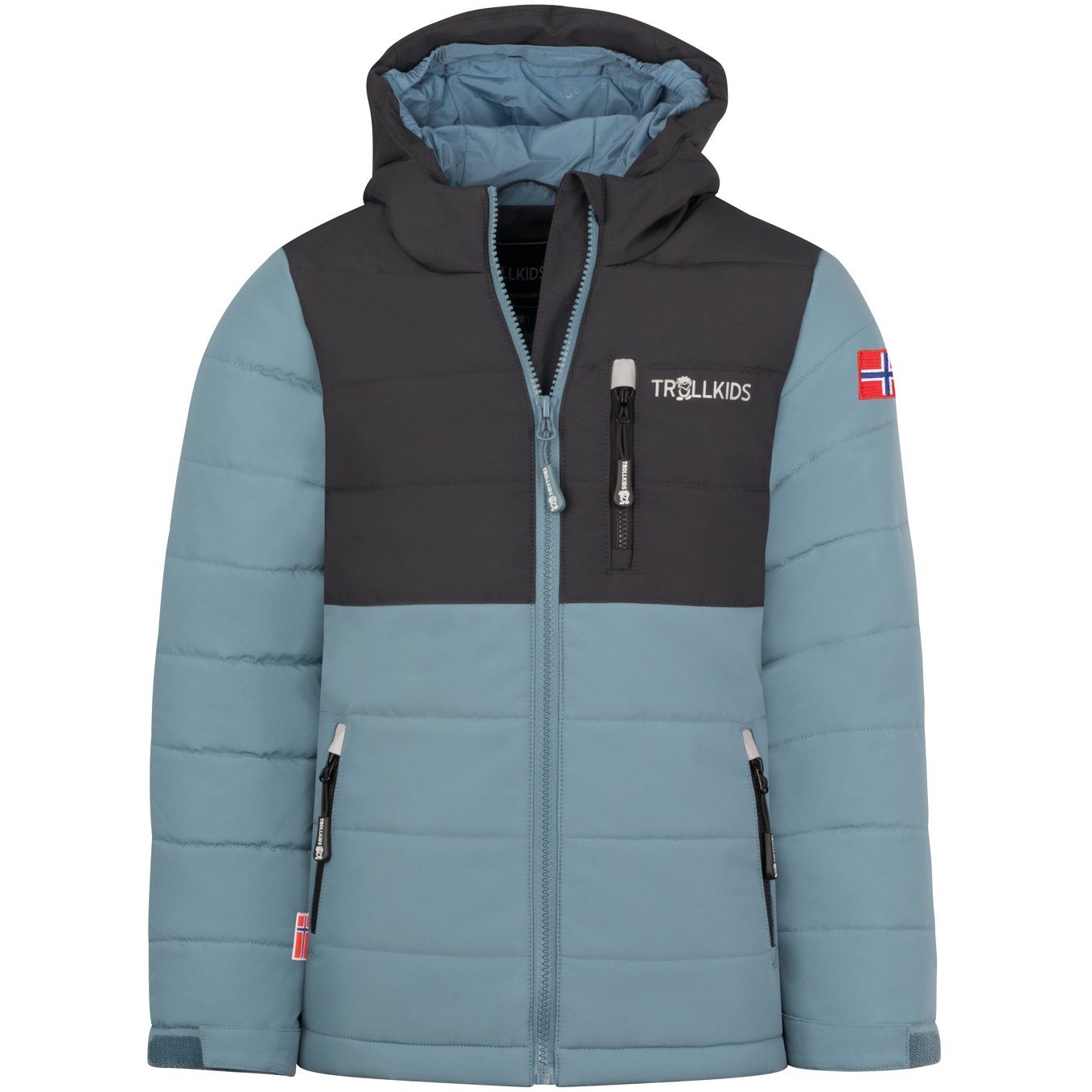 Picture of Trollkids Hemsedal XT Snow Jacket Kids - steel blue/black
