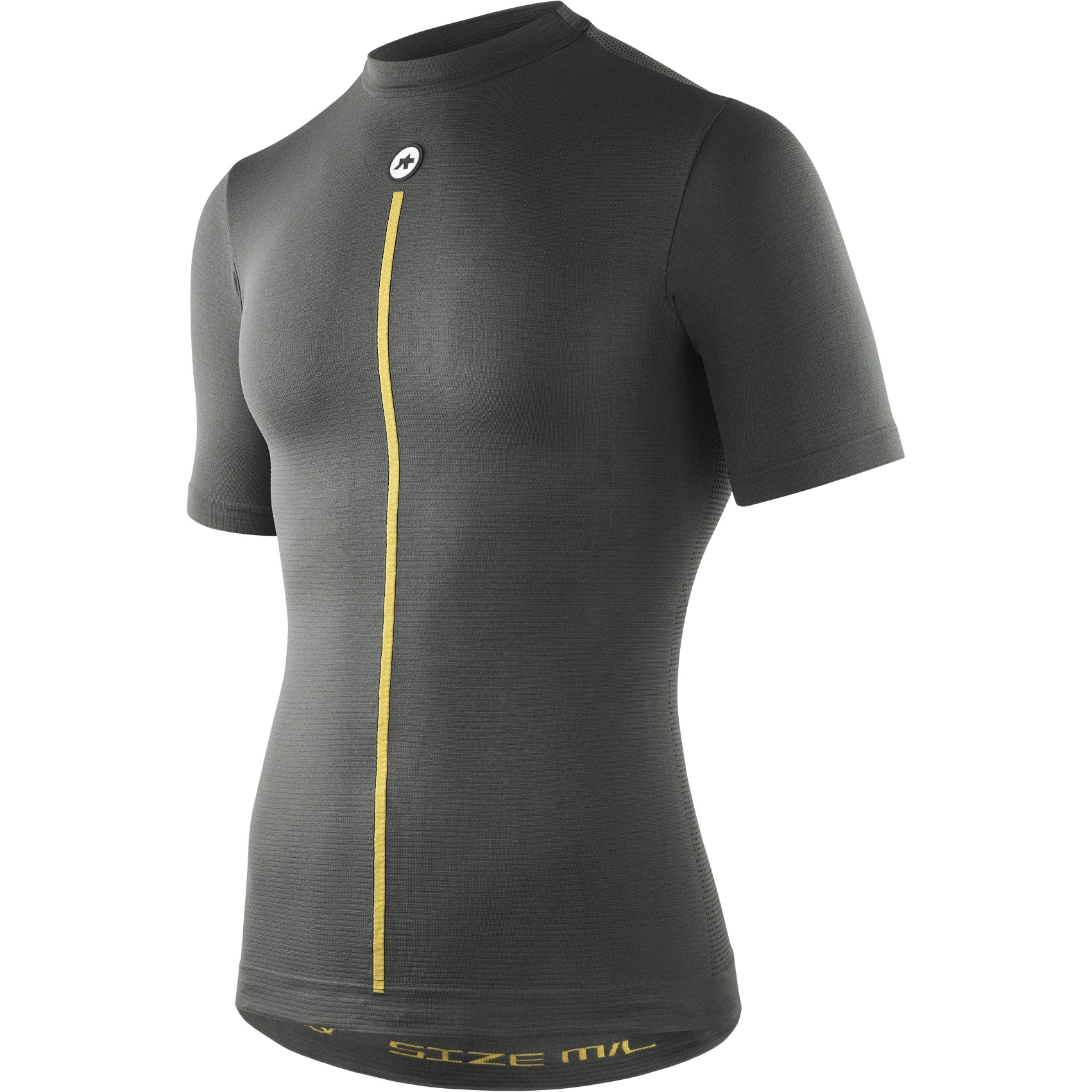 Assos P1 Spring Fall Short Sleeve Skin Layer Men - anthracite grey