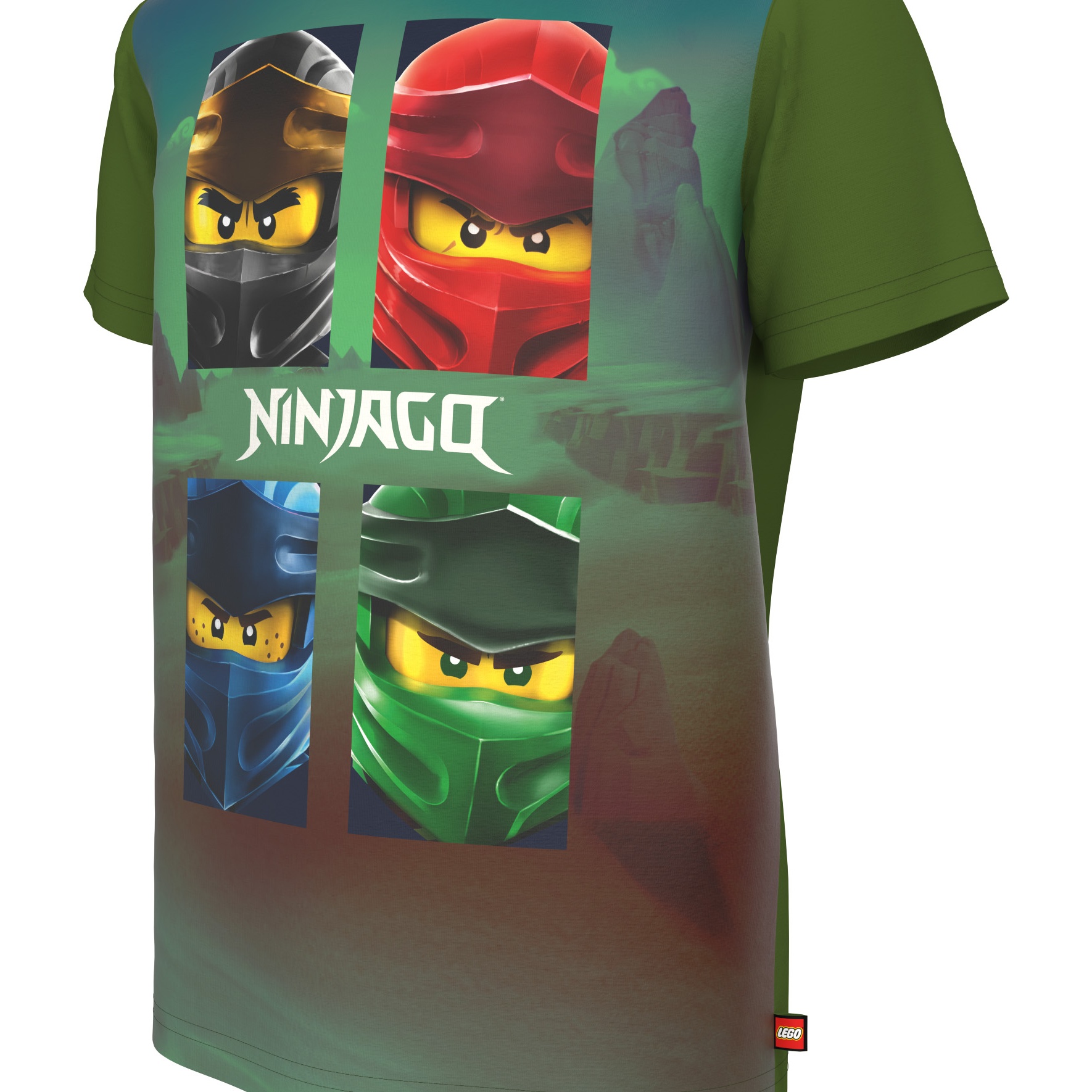 LEGO® Taylor 120 - NINJAGO Maglietta Ragazzo - Green Melange