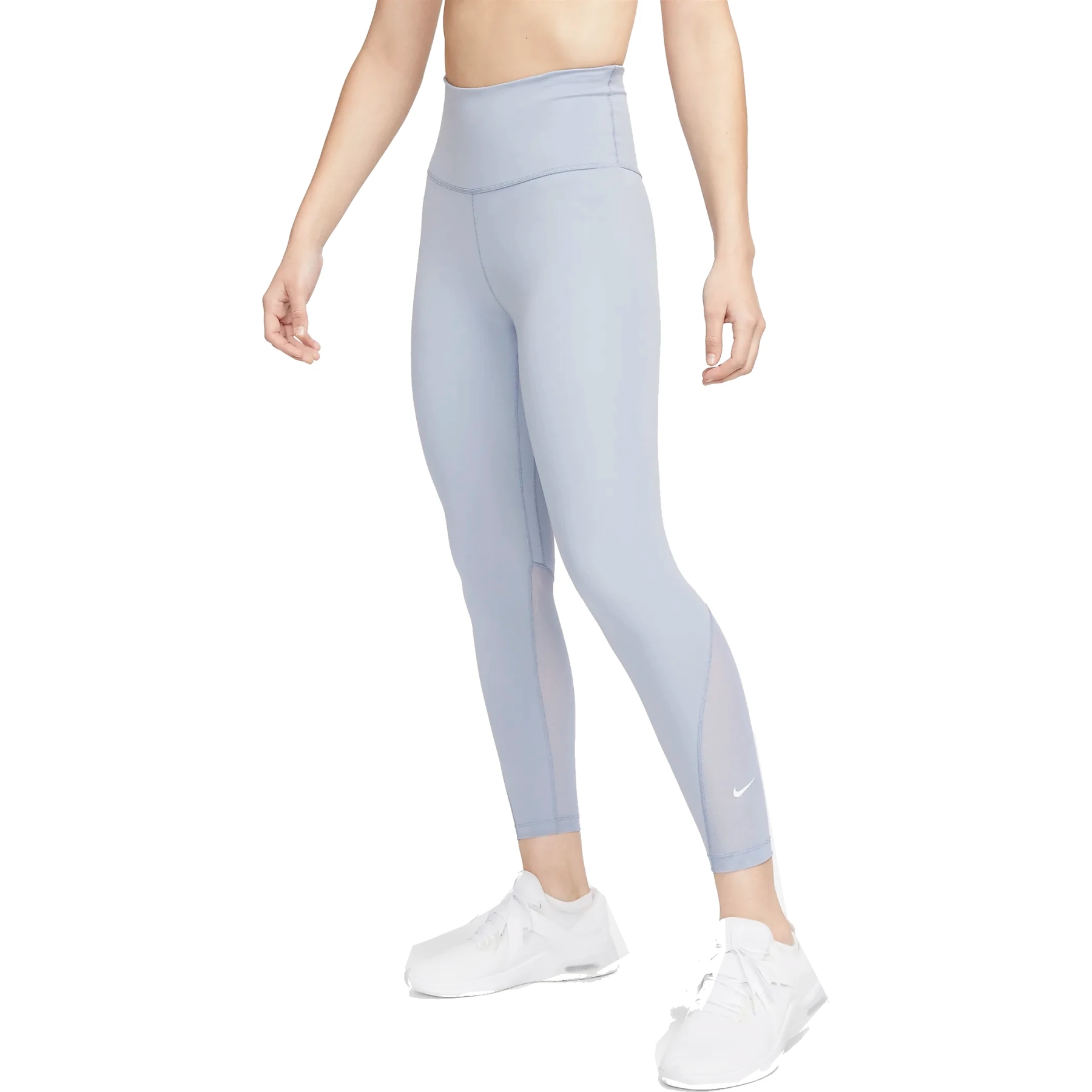 Productfoto van Nike One Dri-FIT High-Waisted Legging 7/8 Dames - indigo haze/white DV9020-519