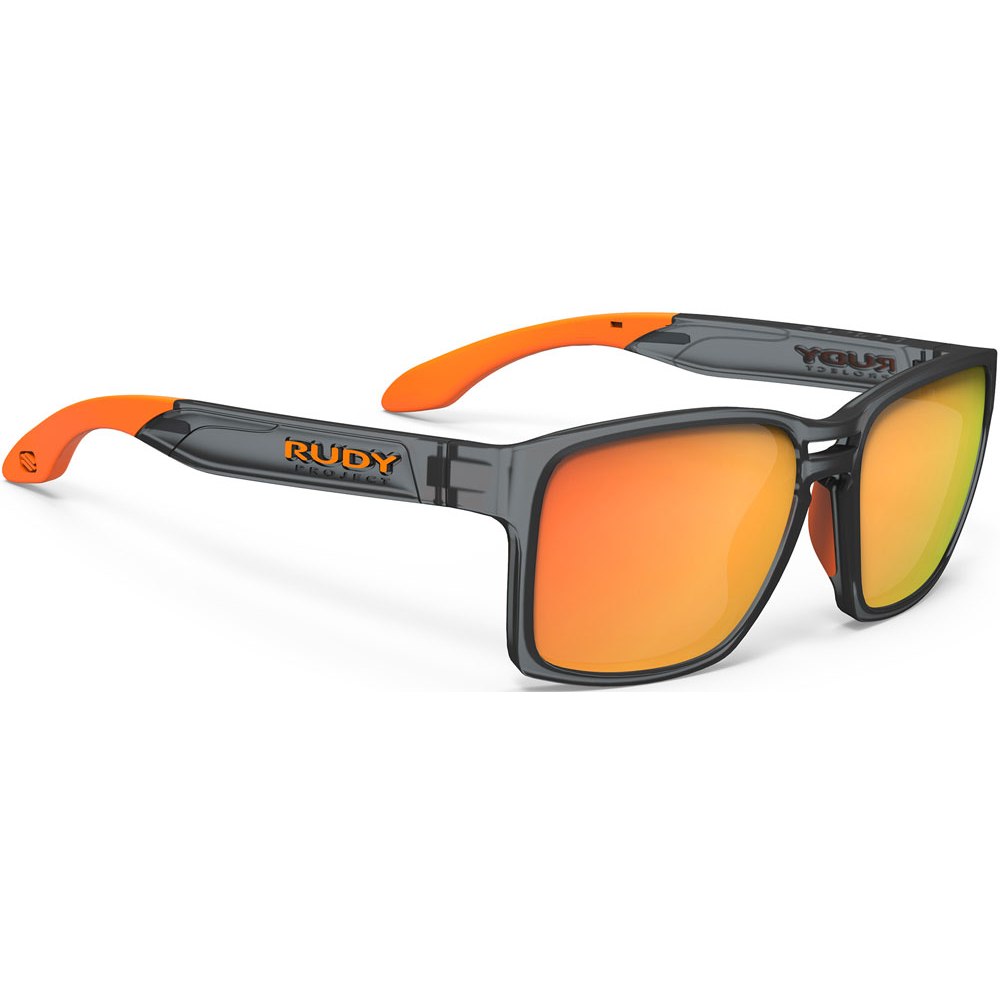 Image of Rudy Project Spinair 57 Glasses - Frozen Ash/Multilaser Orange