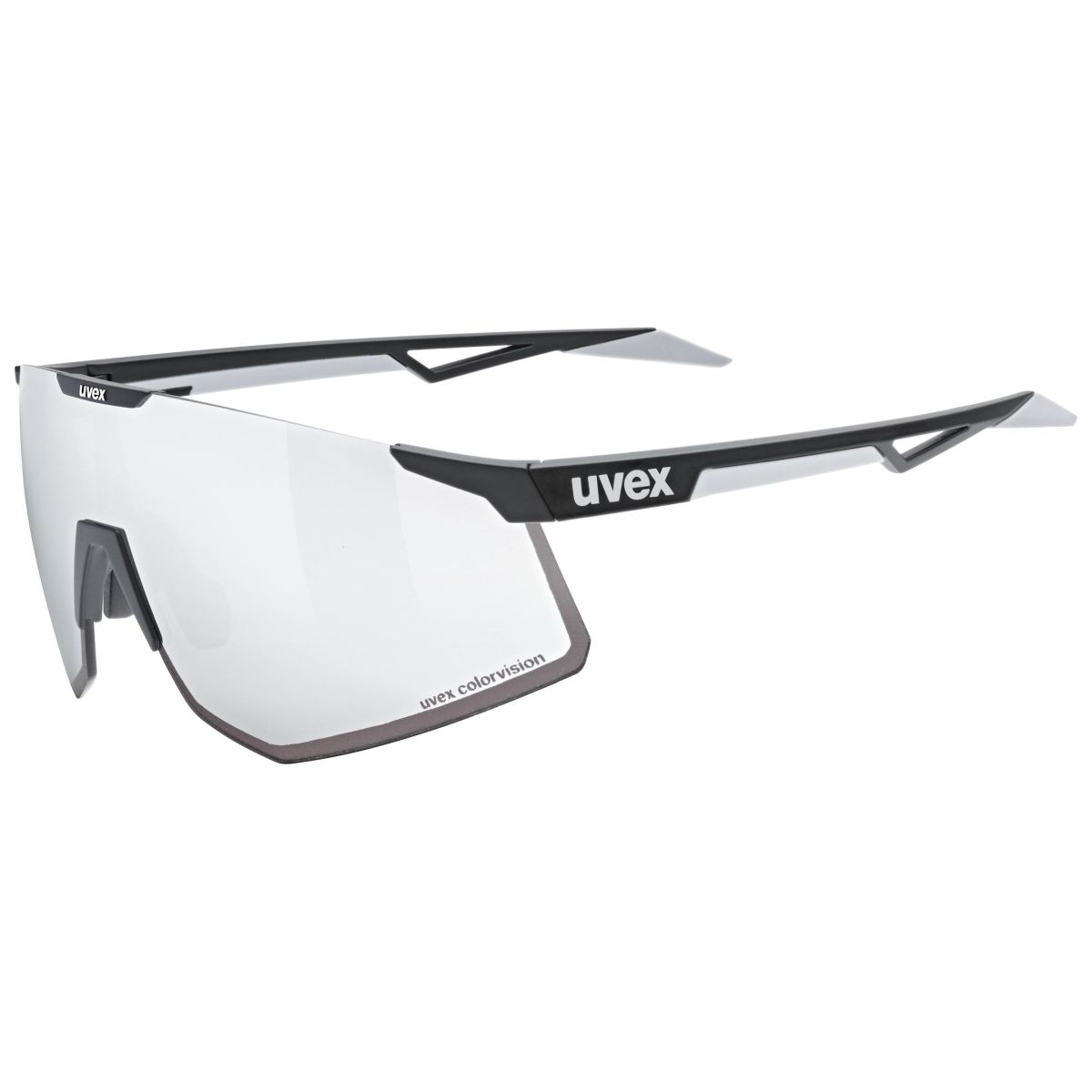 Picture of Uvex pace perform CV Glasses - black matt/mirror silver colorvision