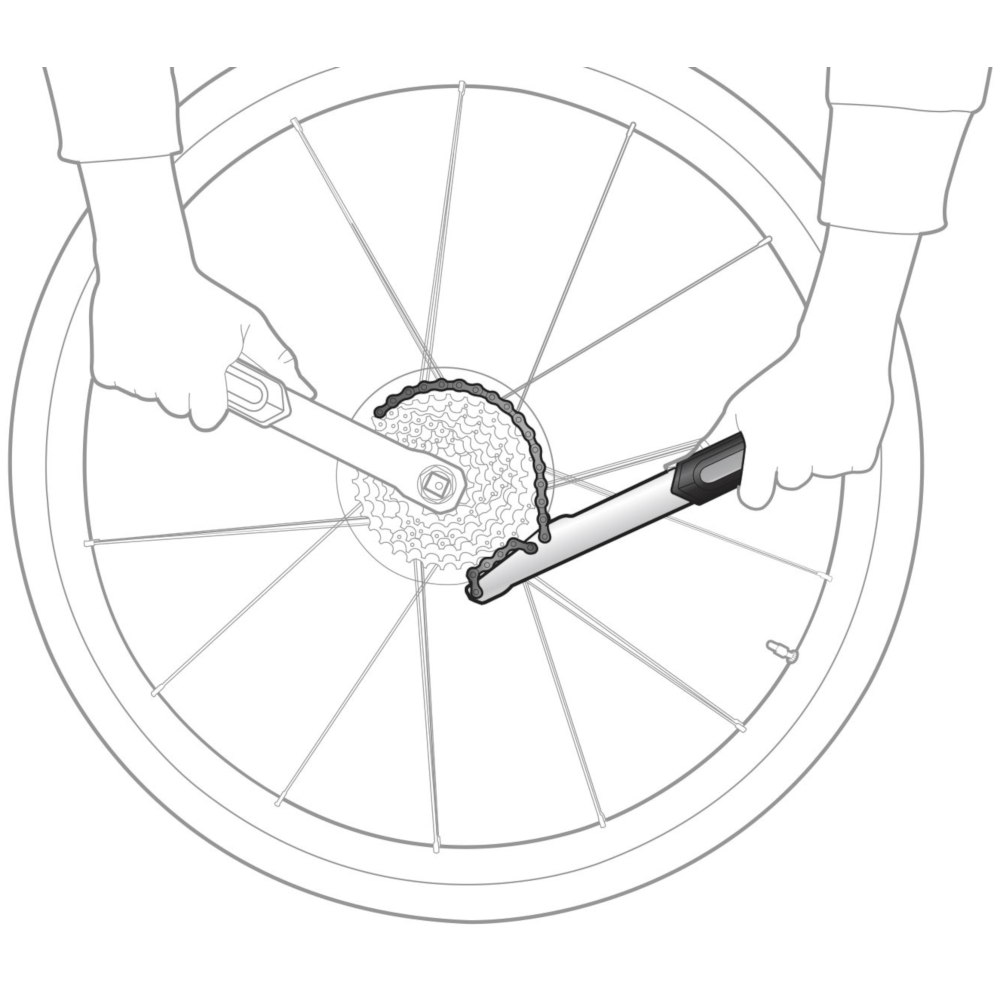 Topeak Chain Whip Sprocket Remover Kettenpeitsche Lockring Abzieher